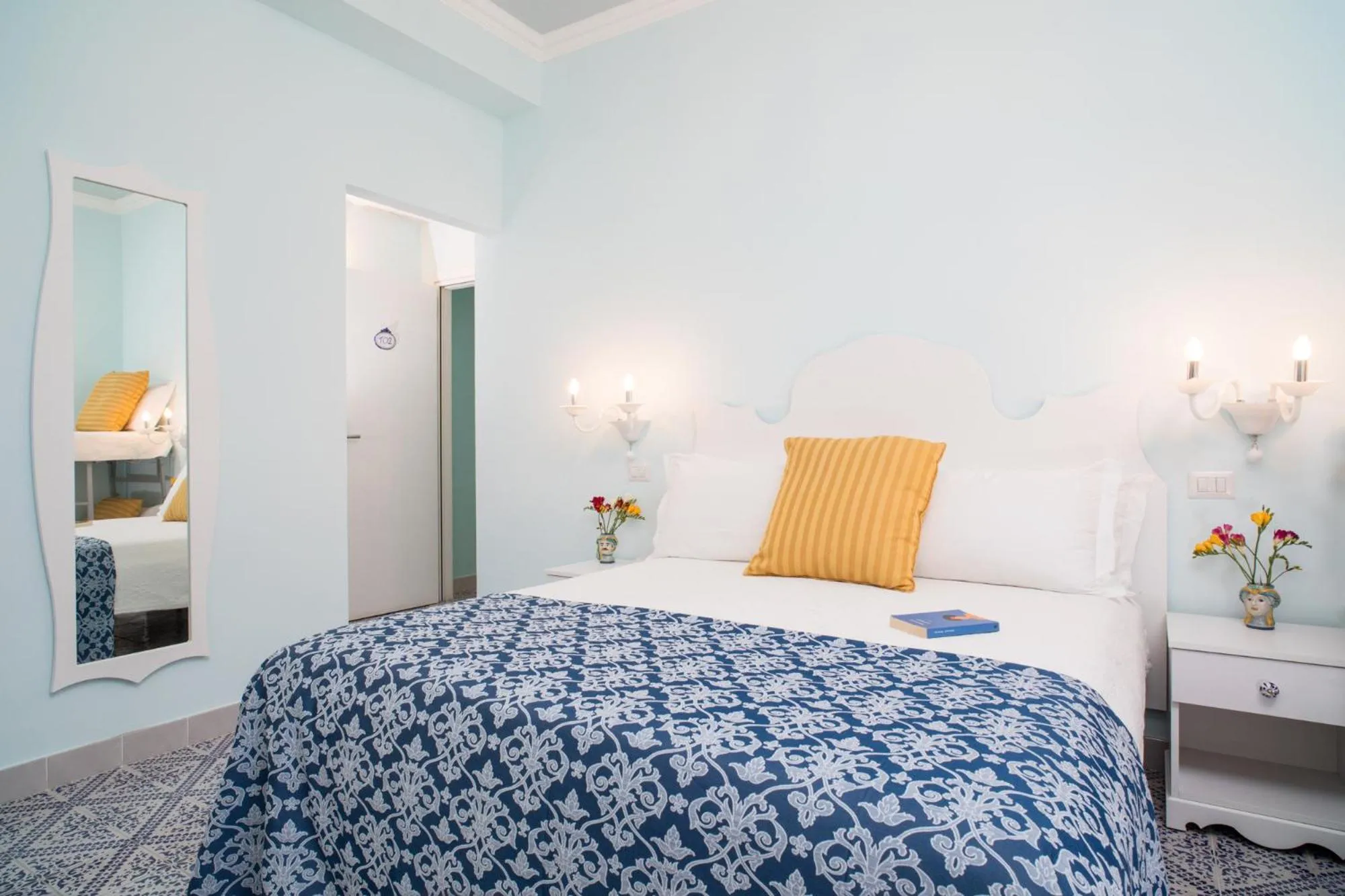 Bedroom, Bed in Hotel Villa Nefele