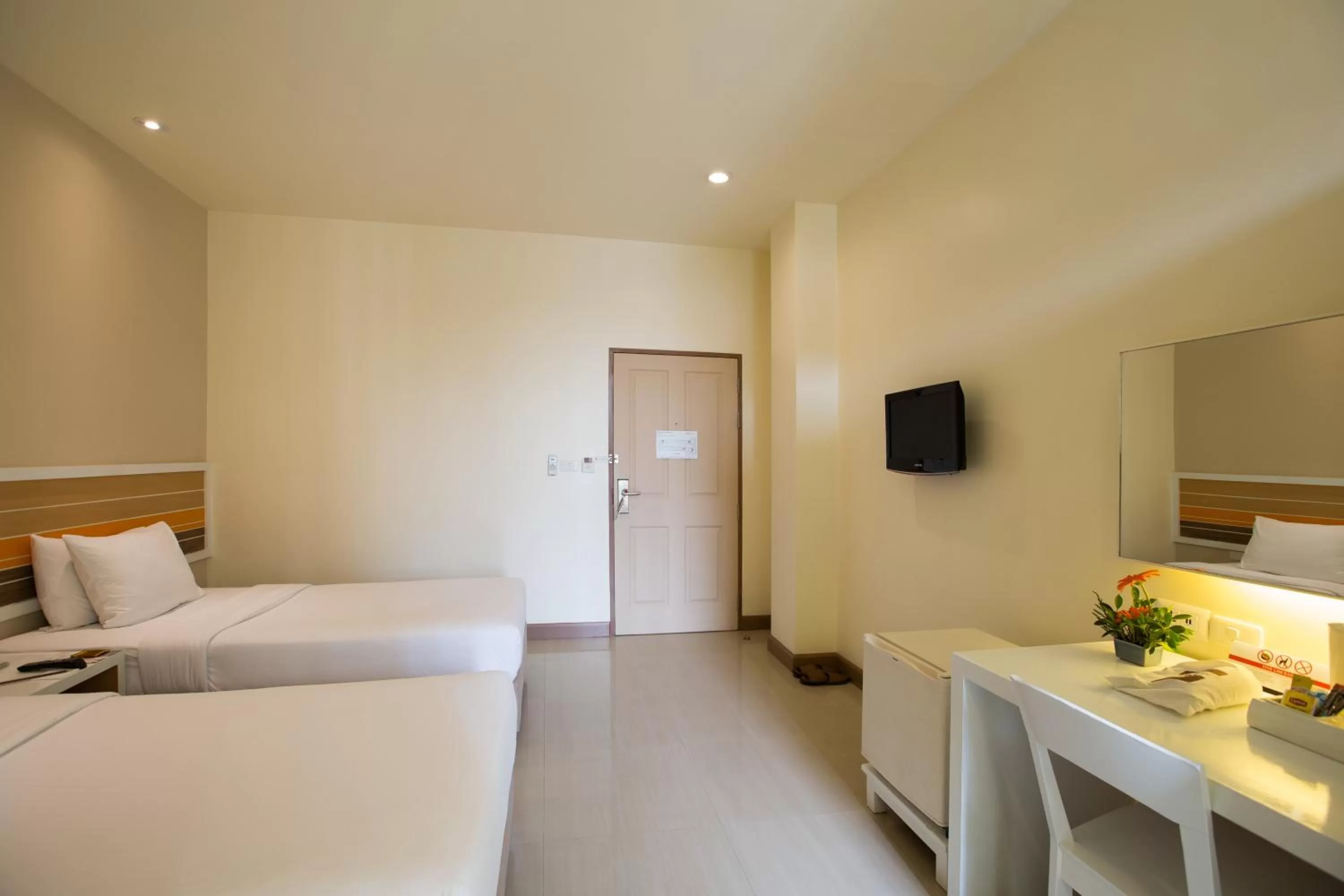 Bed in Imm Hotel Thaphae Chiang Mai