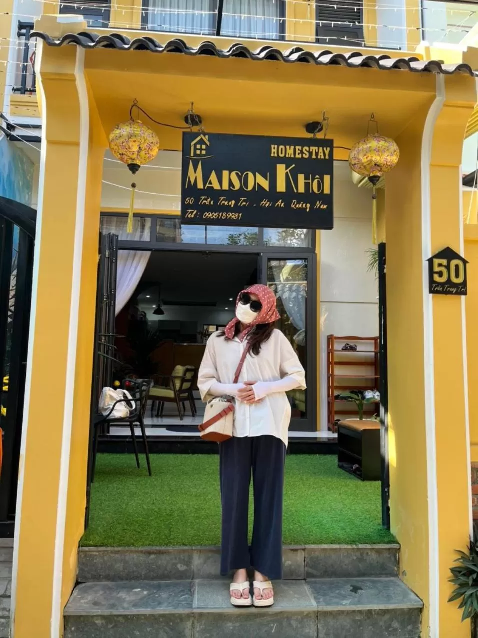 Property logo or sign in Maison Khoi Homestay