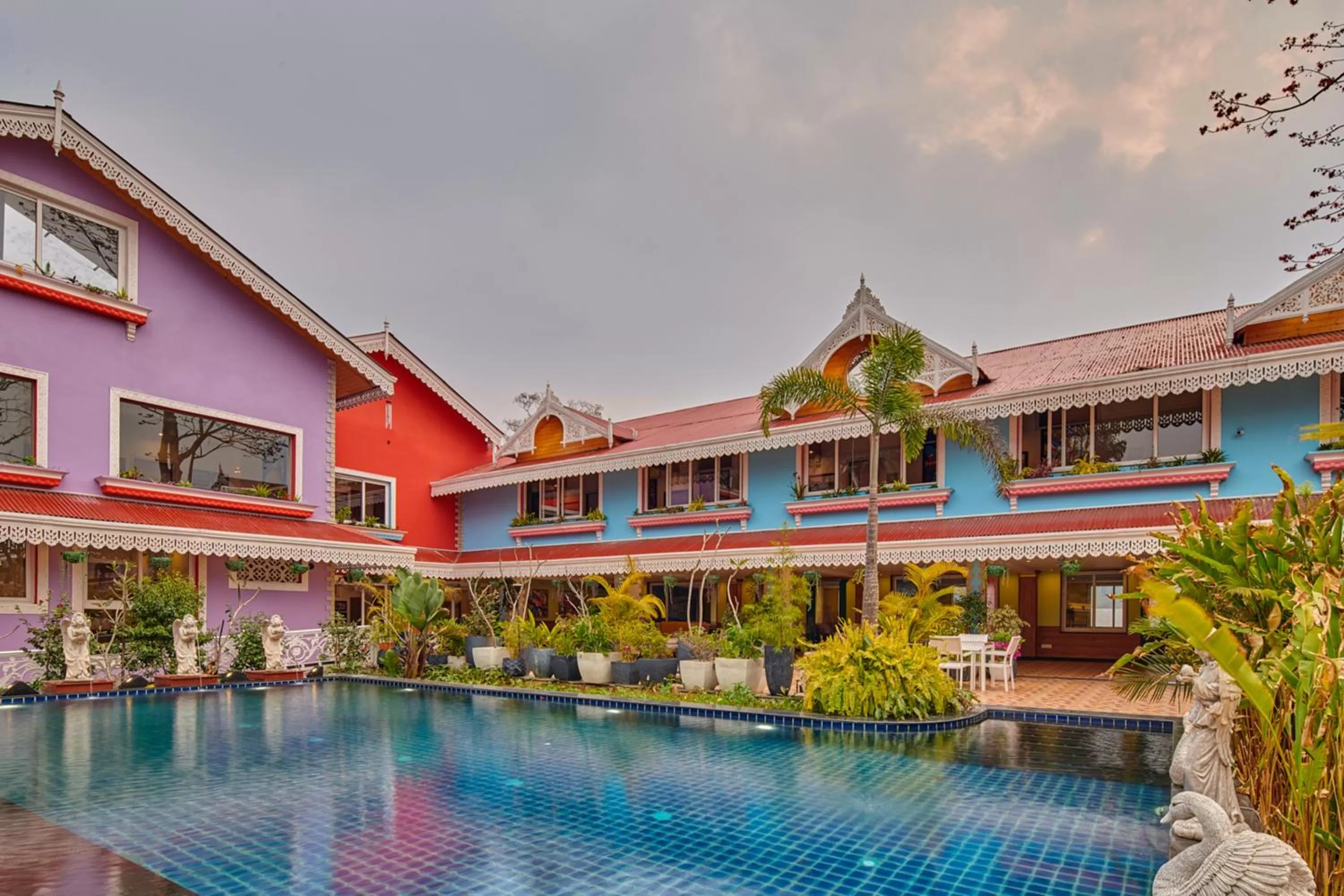 Property building in MAYFAIR Himalayan Spa Resort
