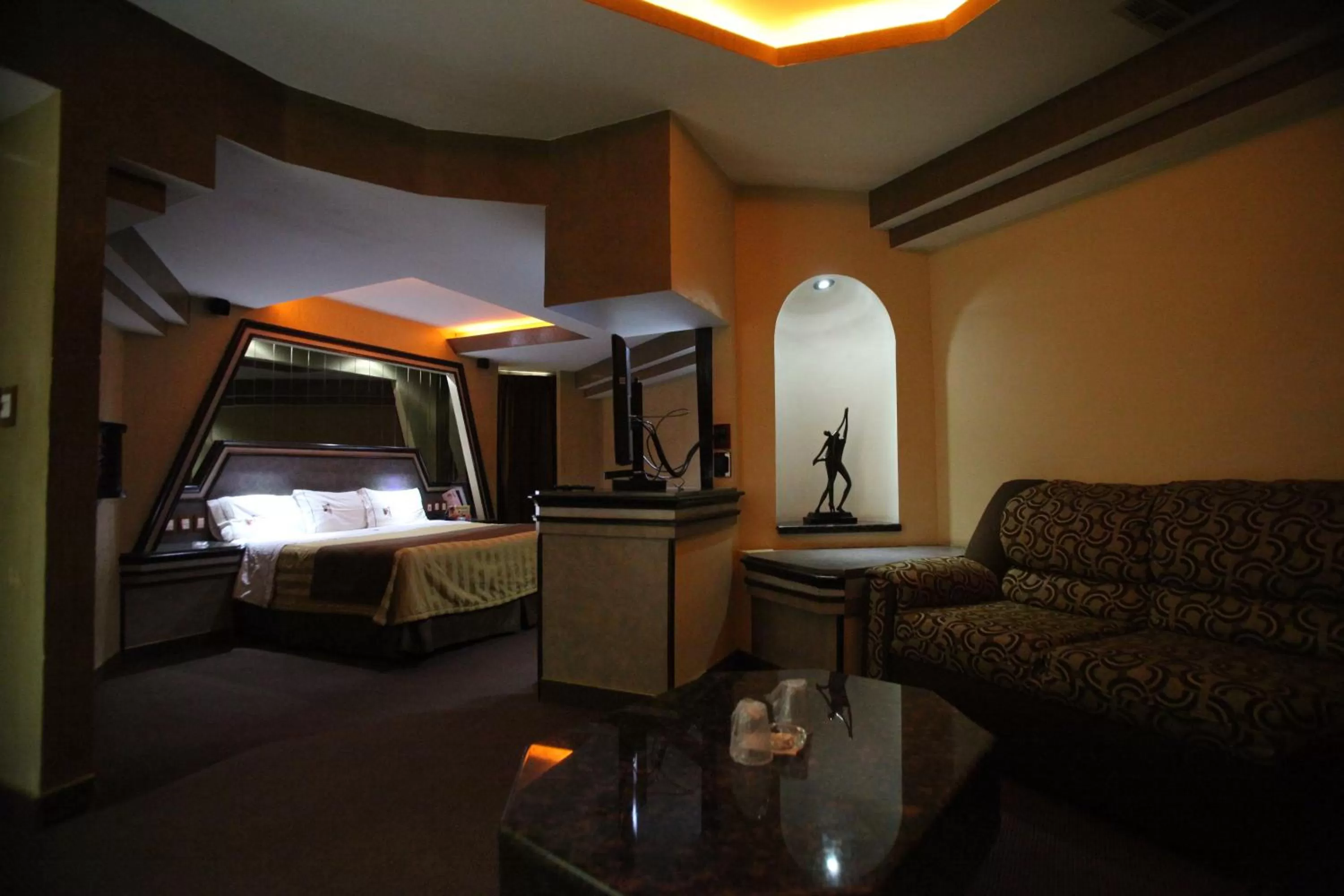 Bed in Motel Mediterraneo