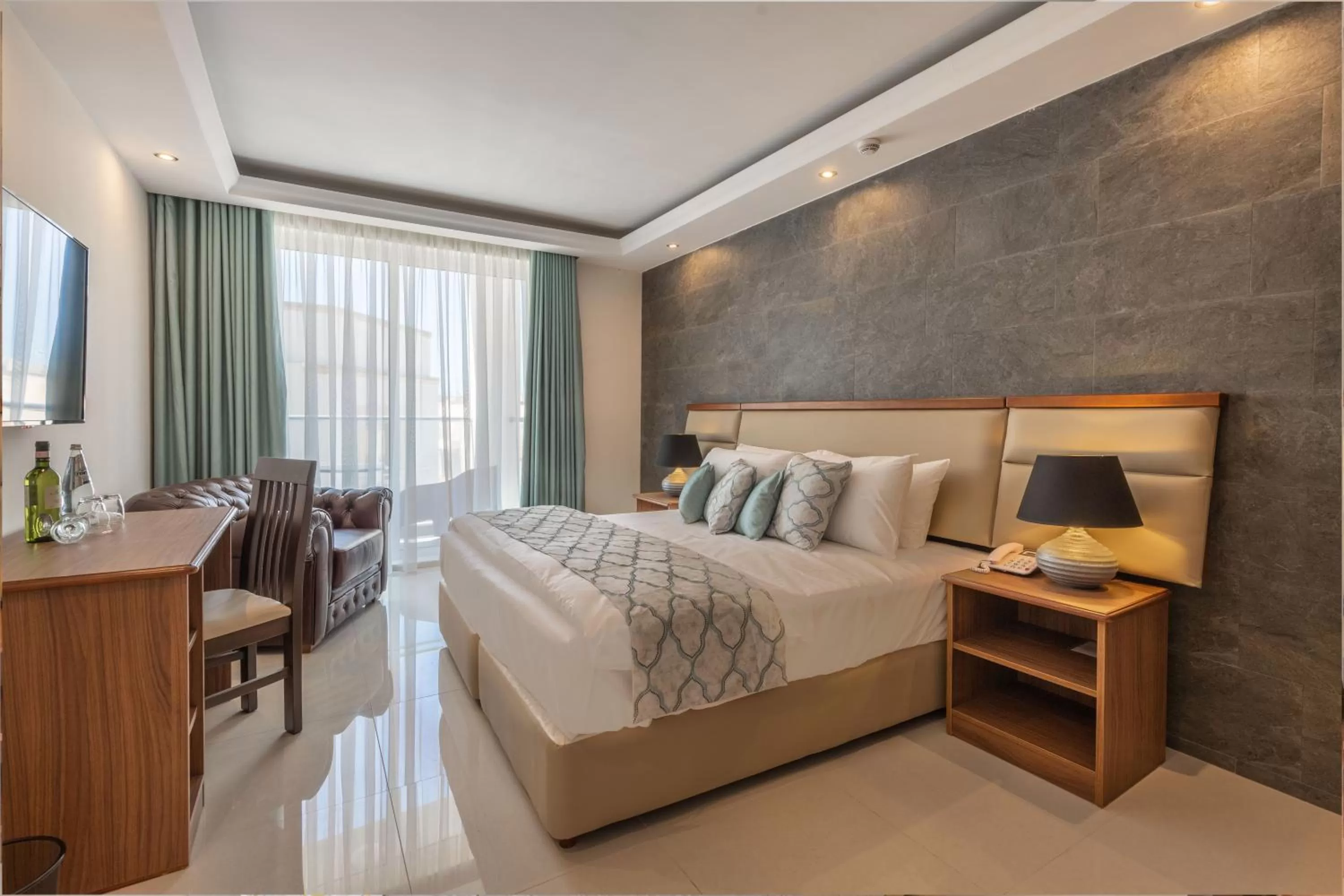 Bed in Dun Gorg Guest House