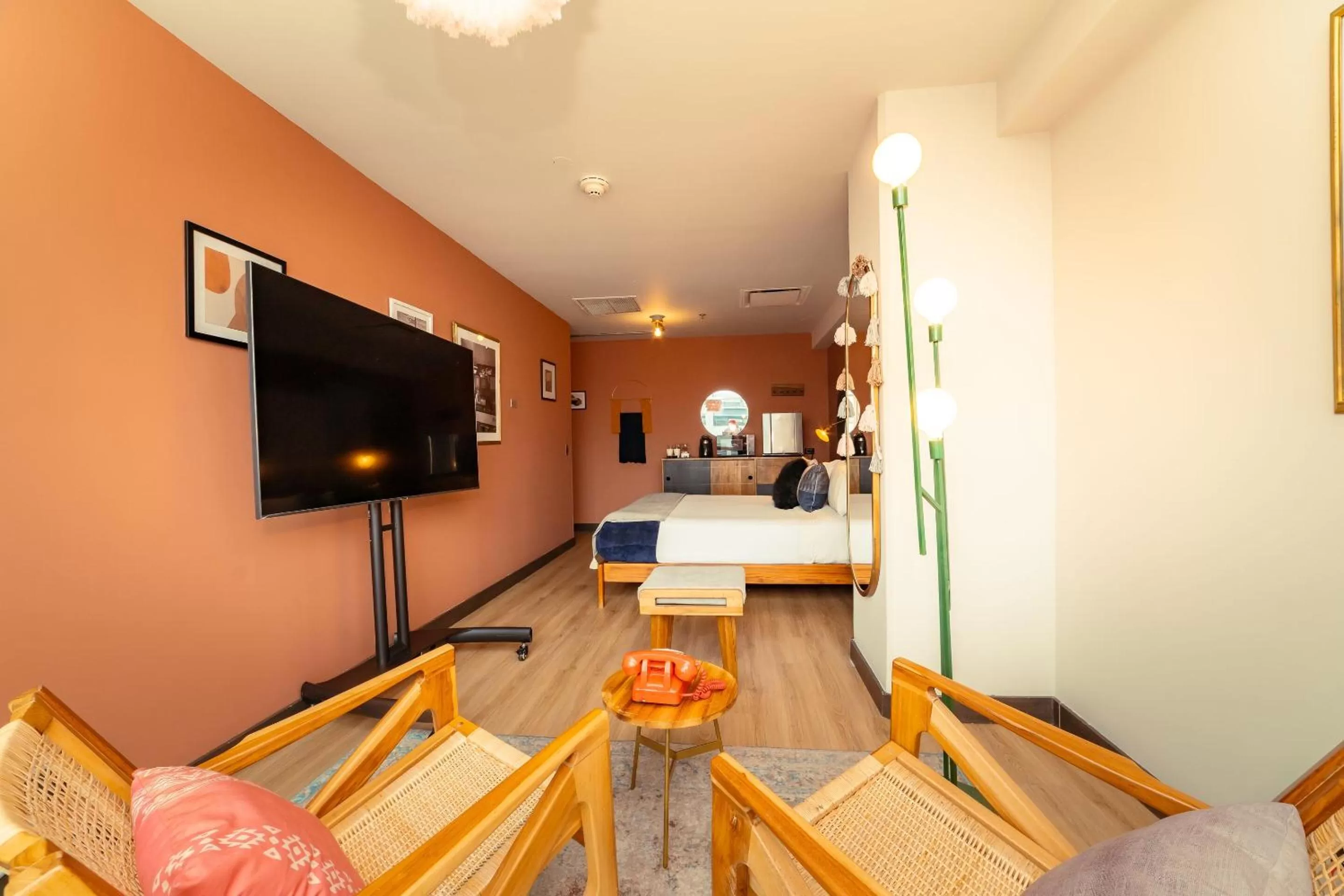 Seating area in Socialtel Parque 93 Bogota