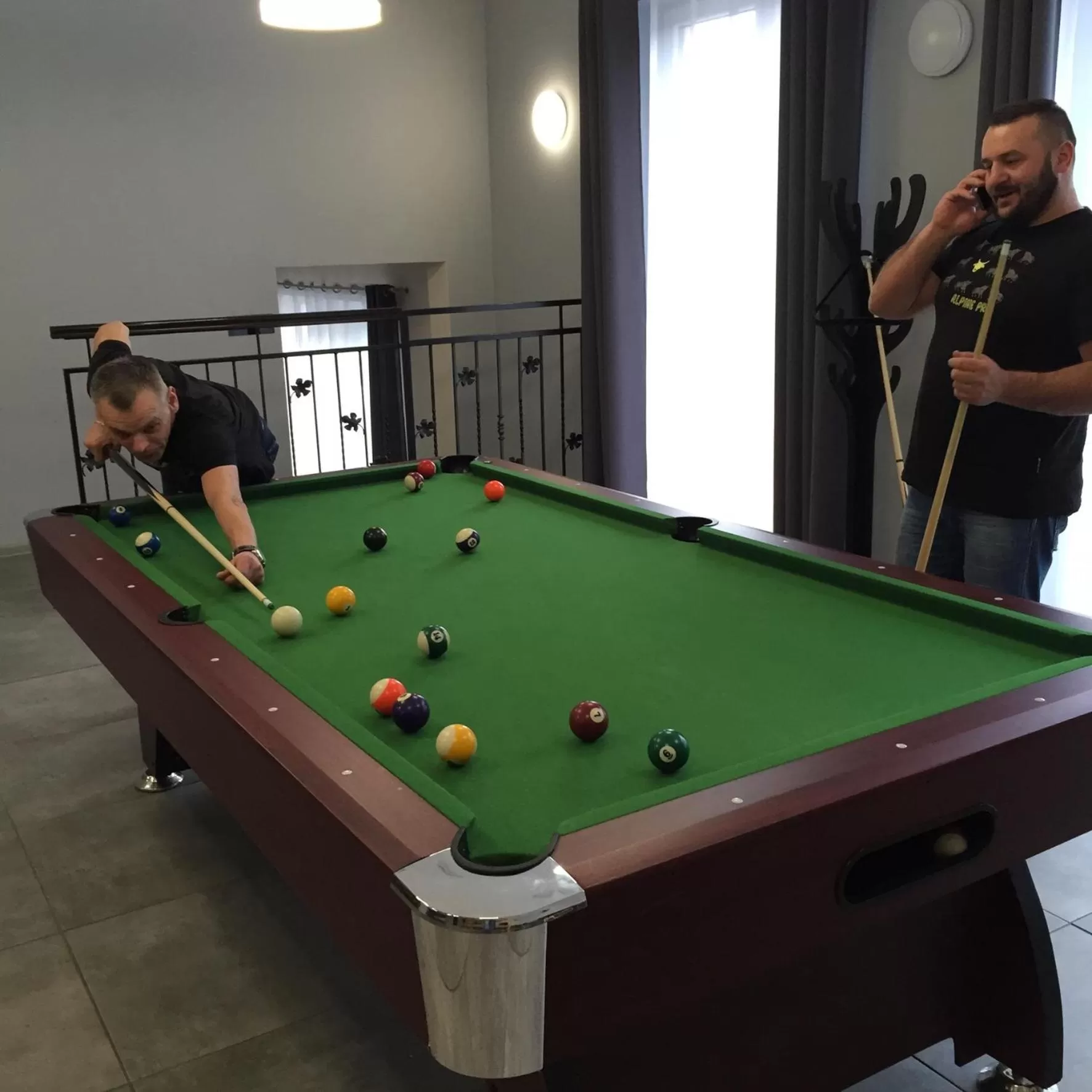 Billiard in dask resort
