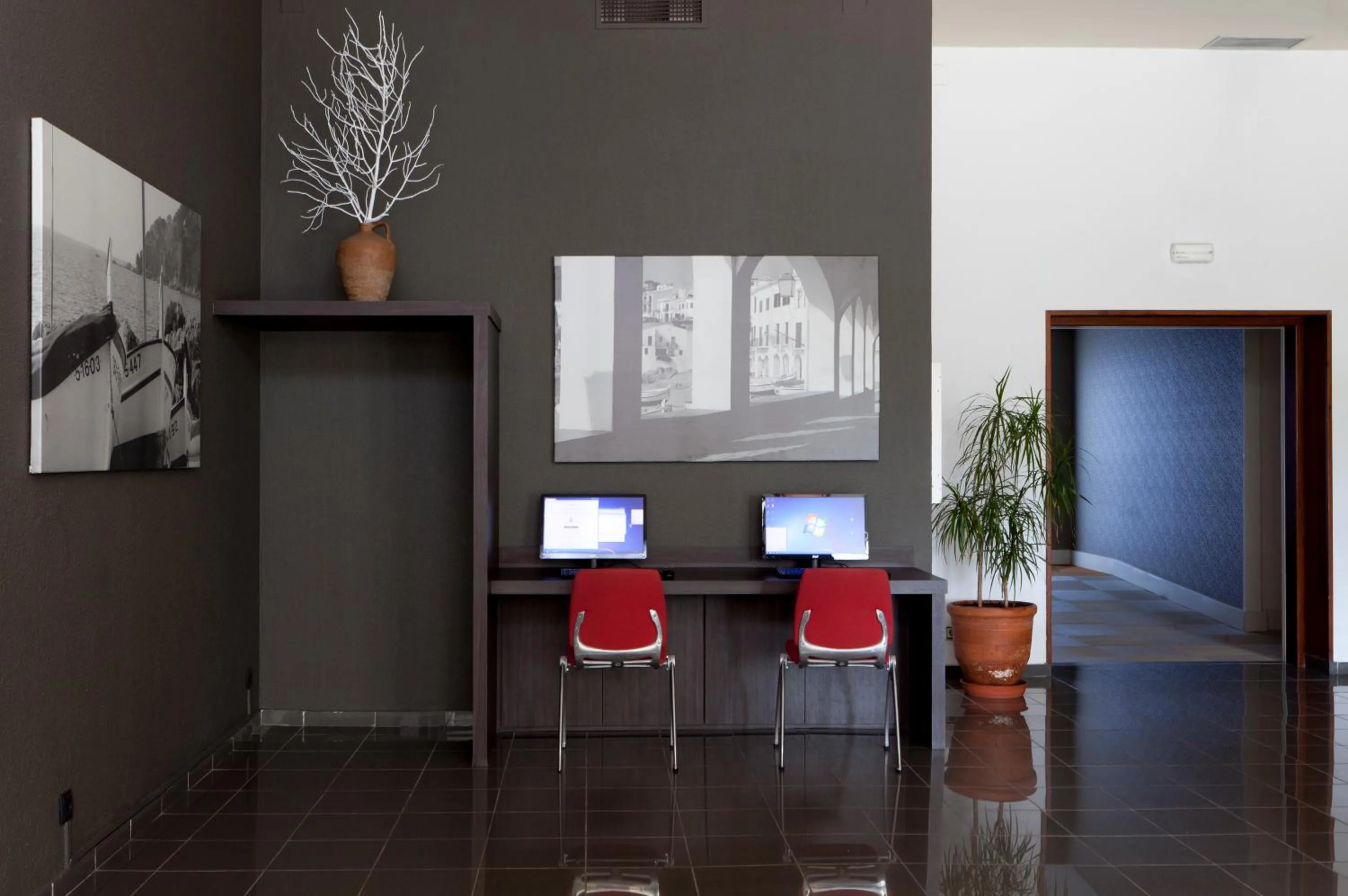 Lobby or reception in Hotel Alga