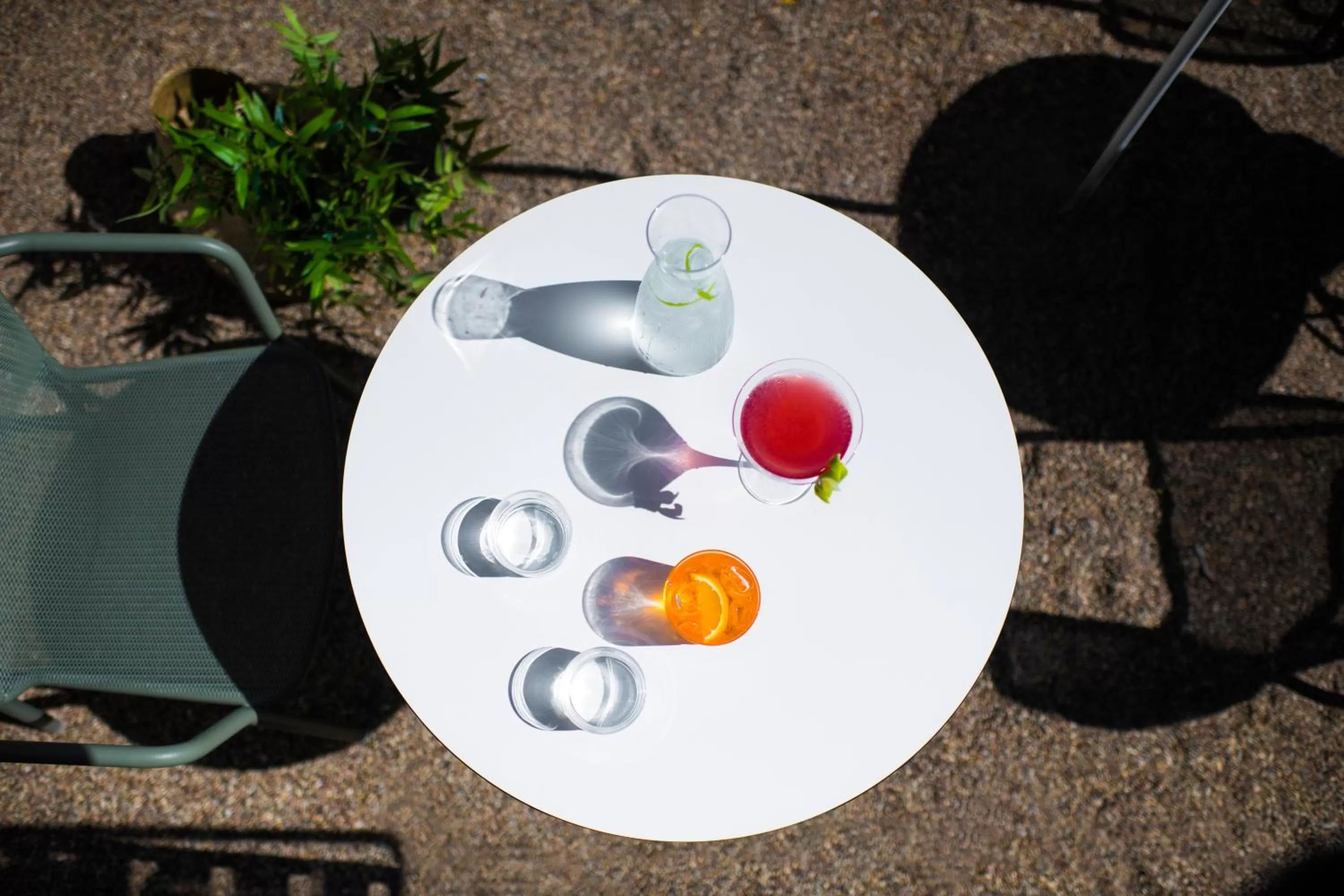 Patio in ibis Styles Athens Routes