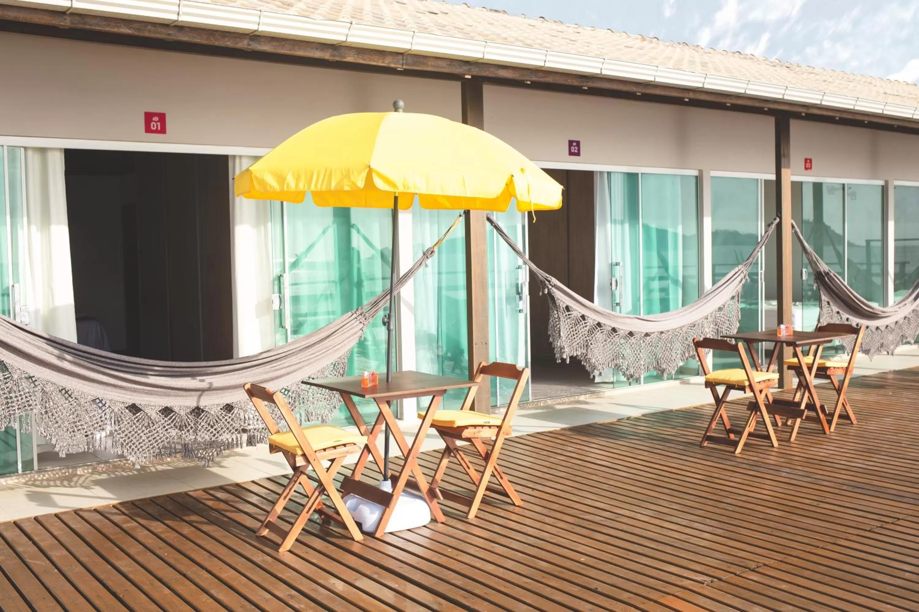 Patio in Hibisco Guest House