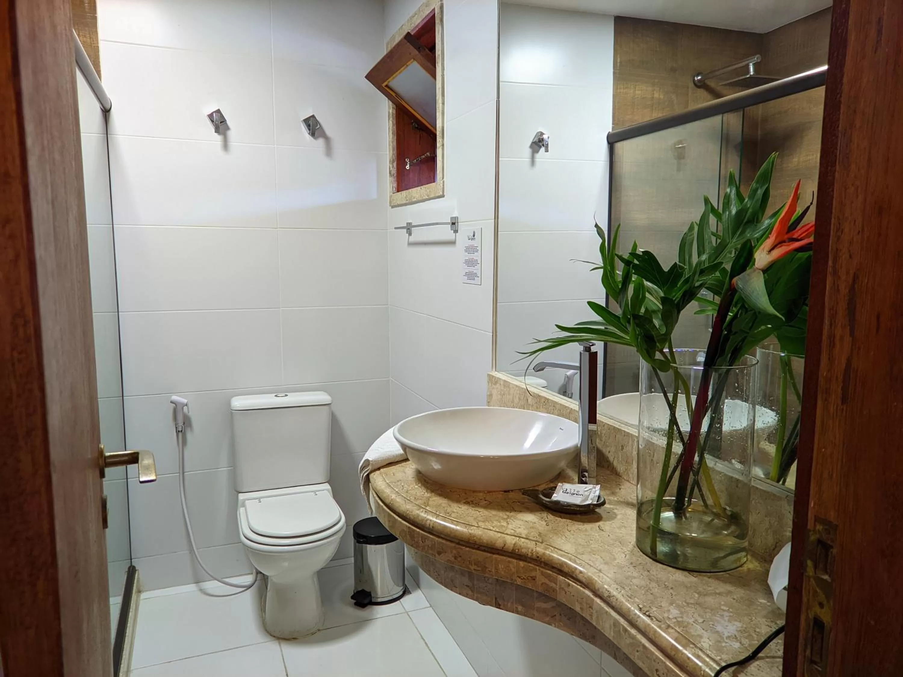 Bathroom in Pousada Villegaignon