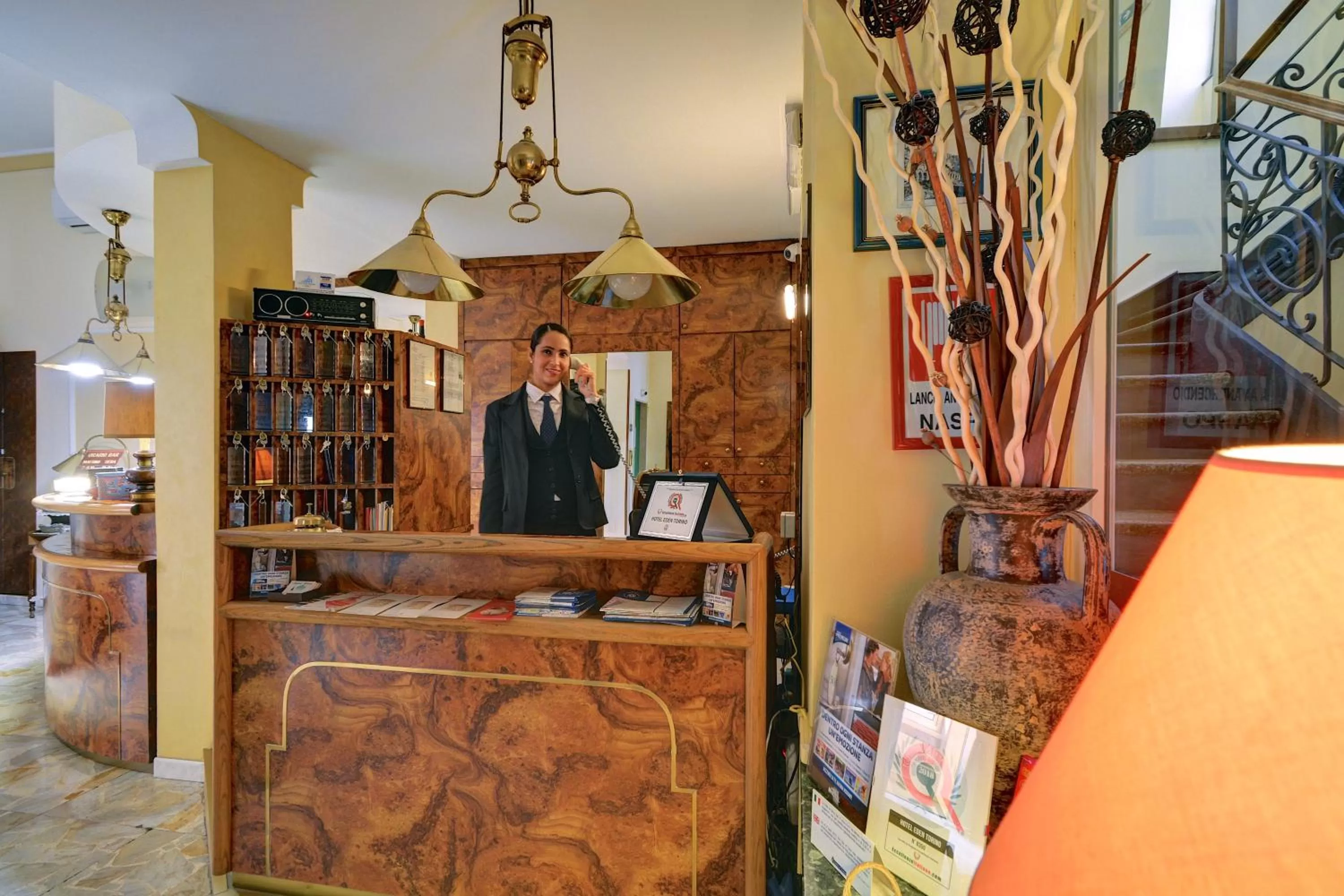 Lobby or reception in Hotel Eden