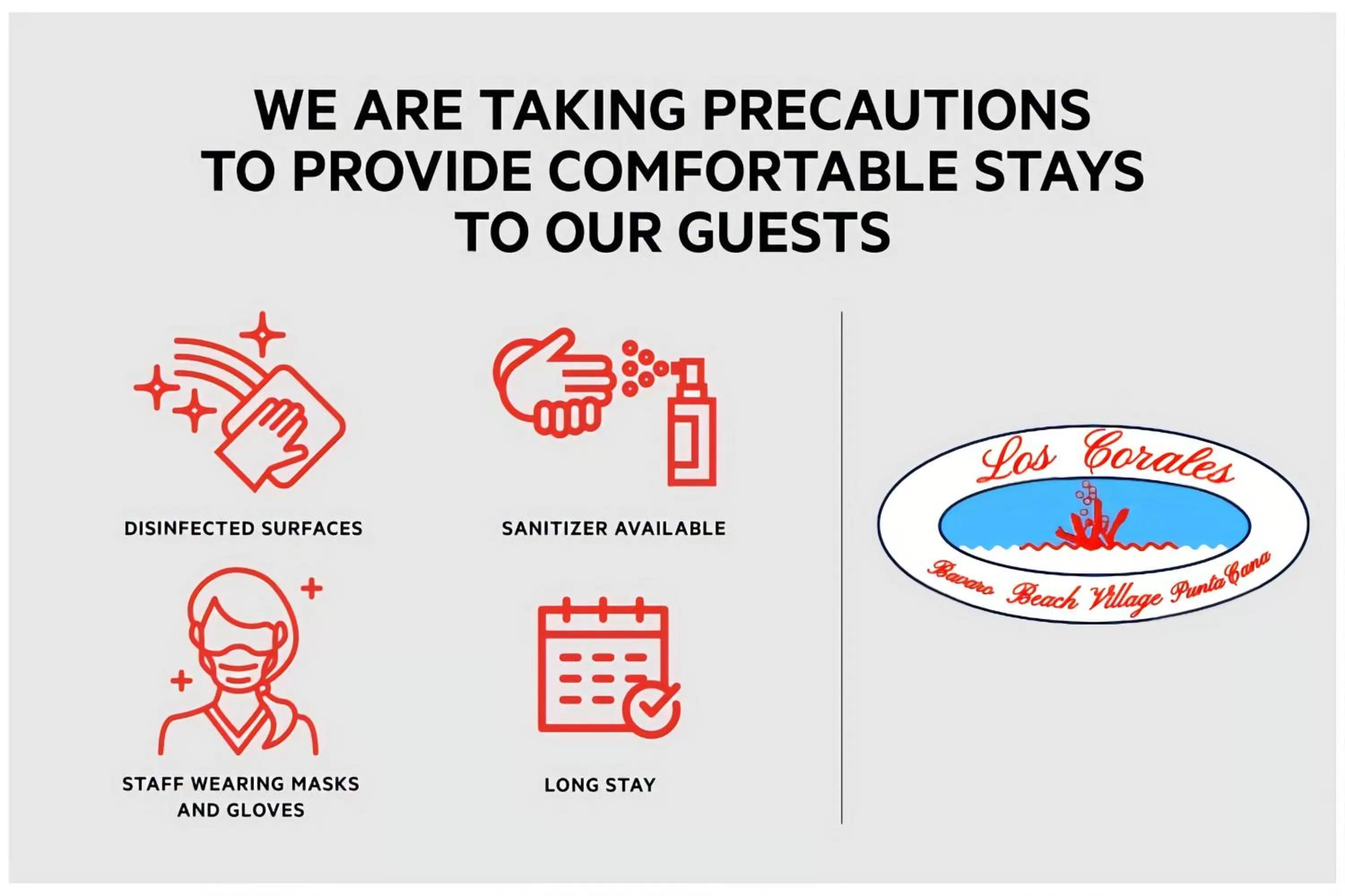 Logo/Certificate/Sign in Las Terrazas Condo Punta Cana Beach - Los Corales Village