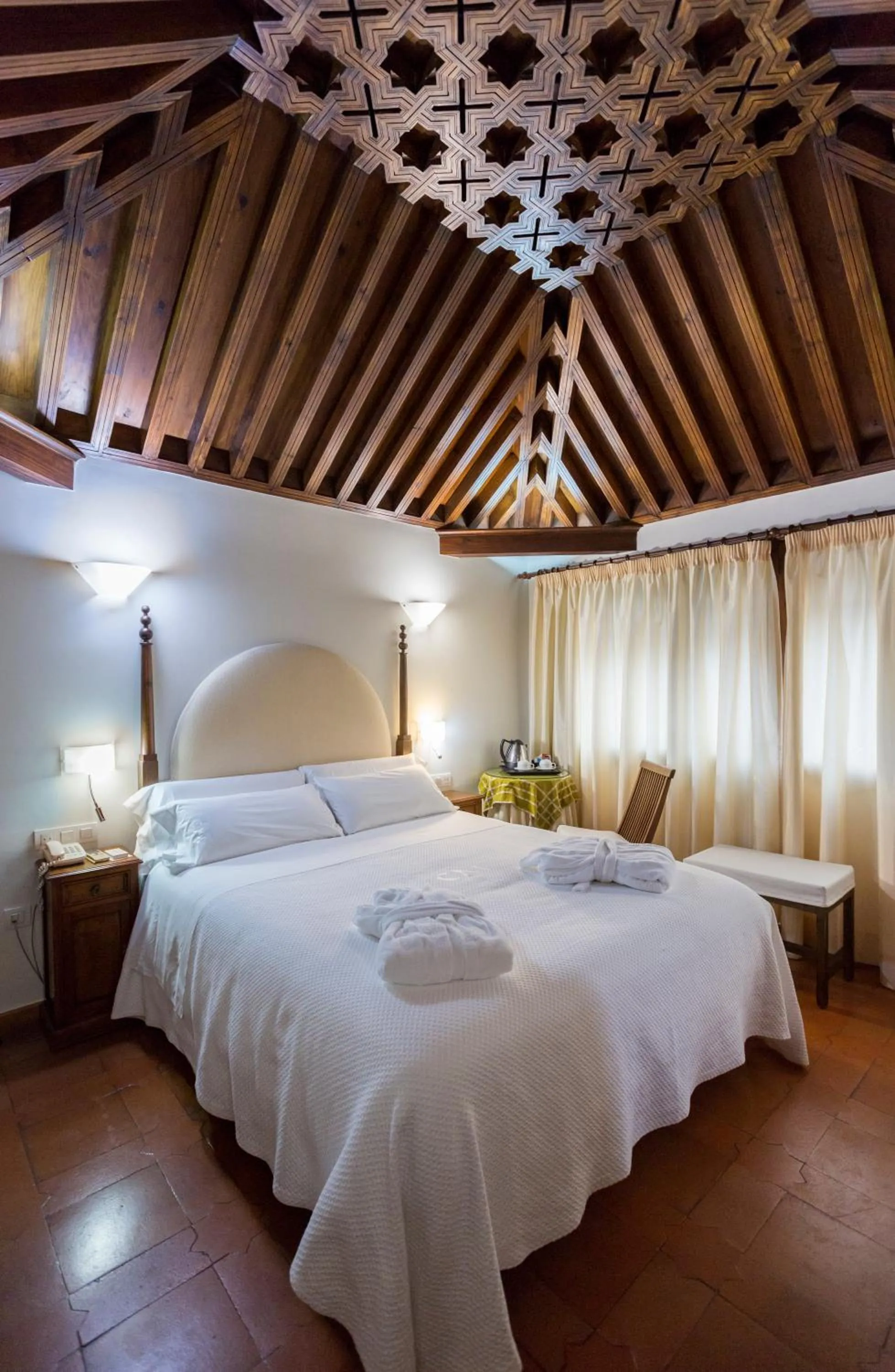 Decorative detail, Bed in Hotel Casa Morisca