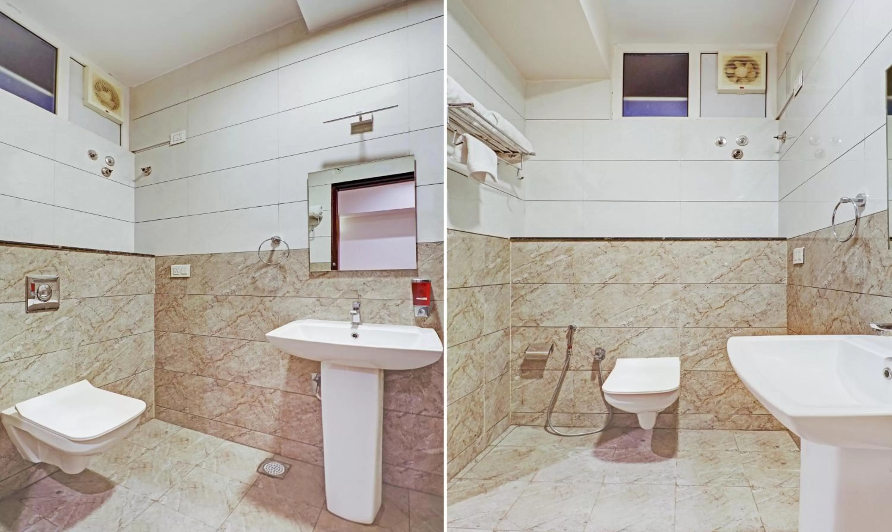 Bathroom in Treebo RJ Residency