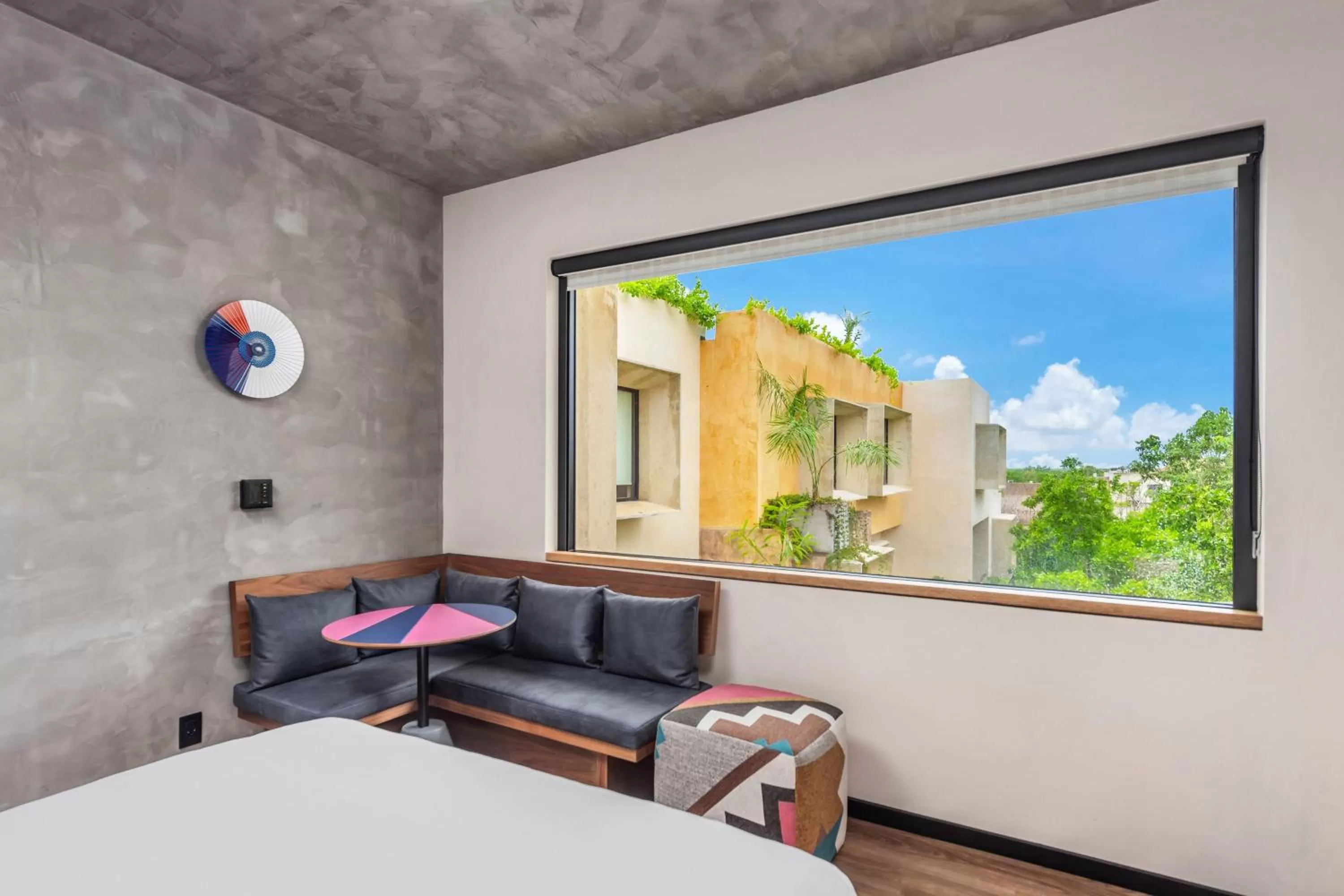 Photo of the whole room, Bed in Aloft Tulum