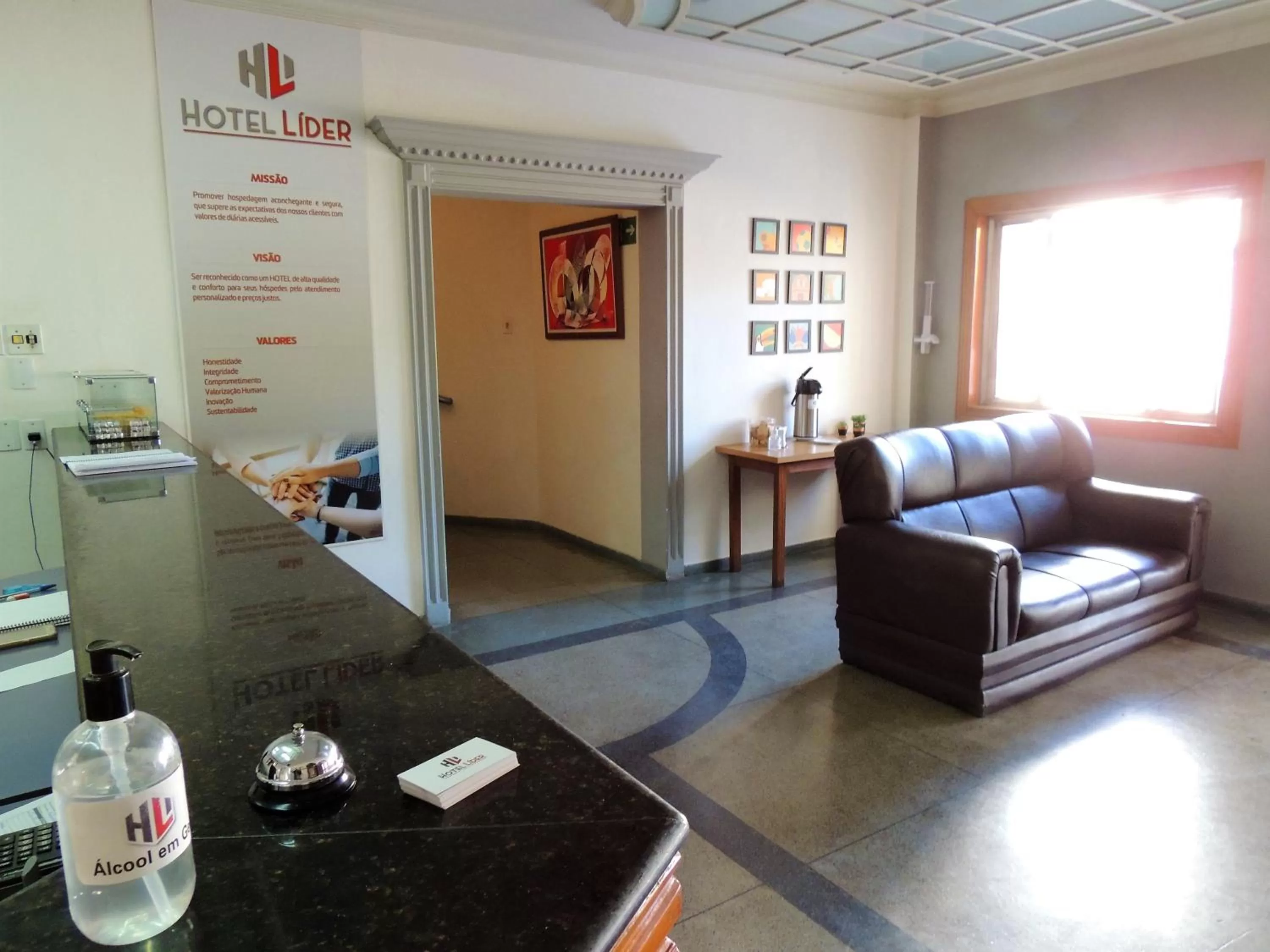 Lobby or reception, Seating Area in Hotel Líder - By UP Hotel