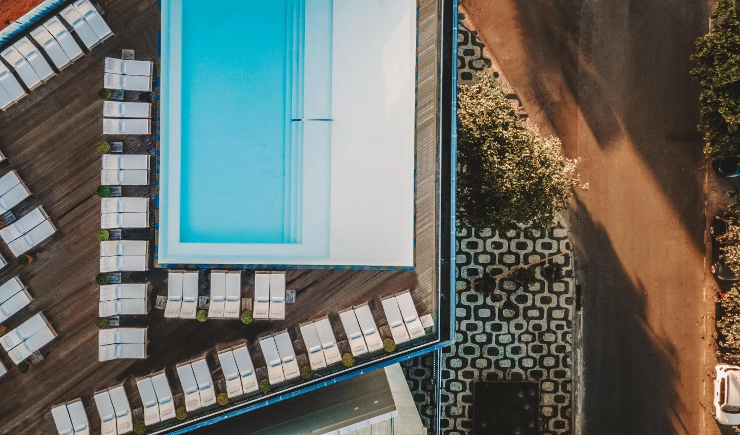 Pool view in Hotel Fasano Rio de Janeiro
