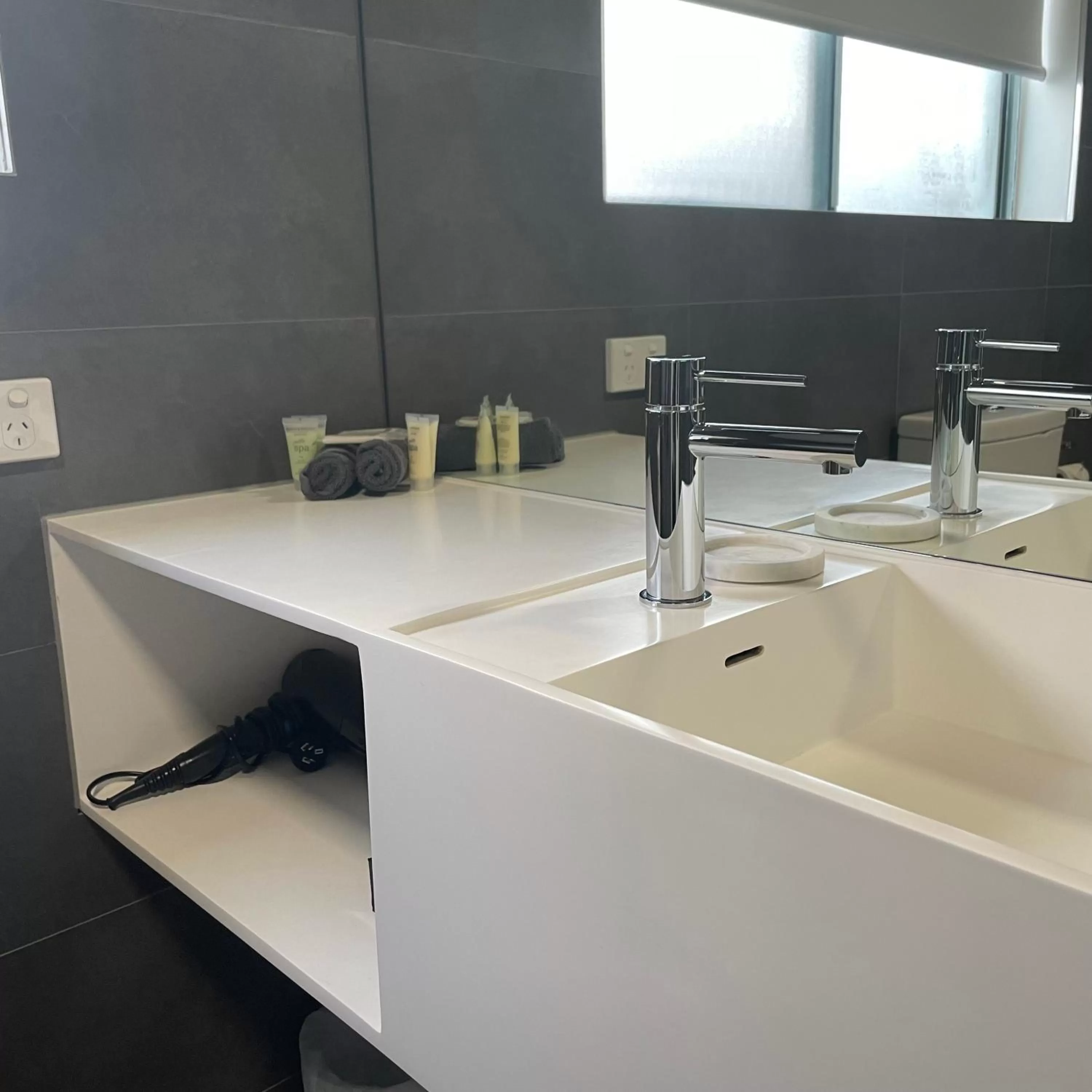 Bathroom in Coastal Motel