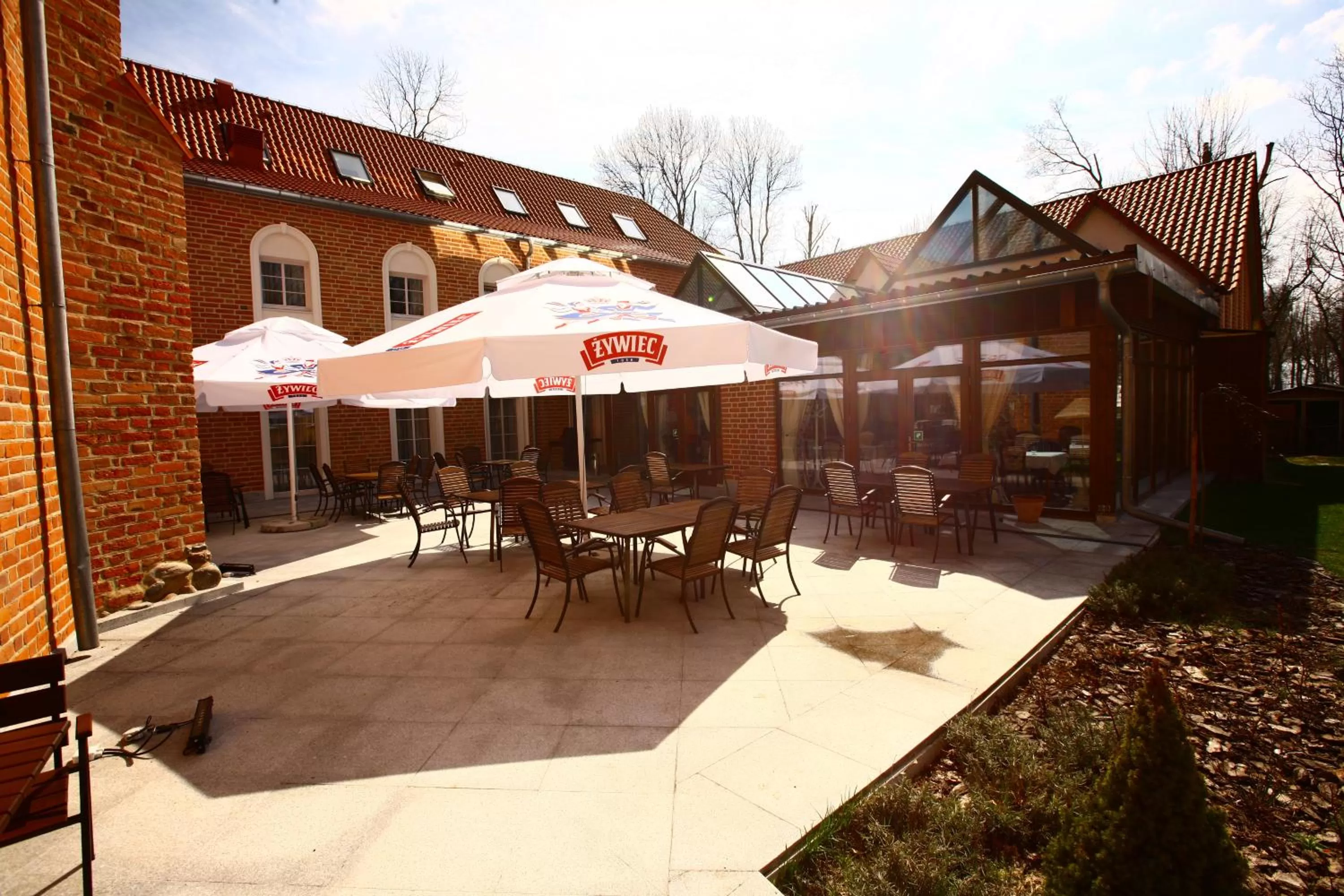 Garden view in Hotel St. Bruno