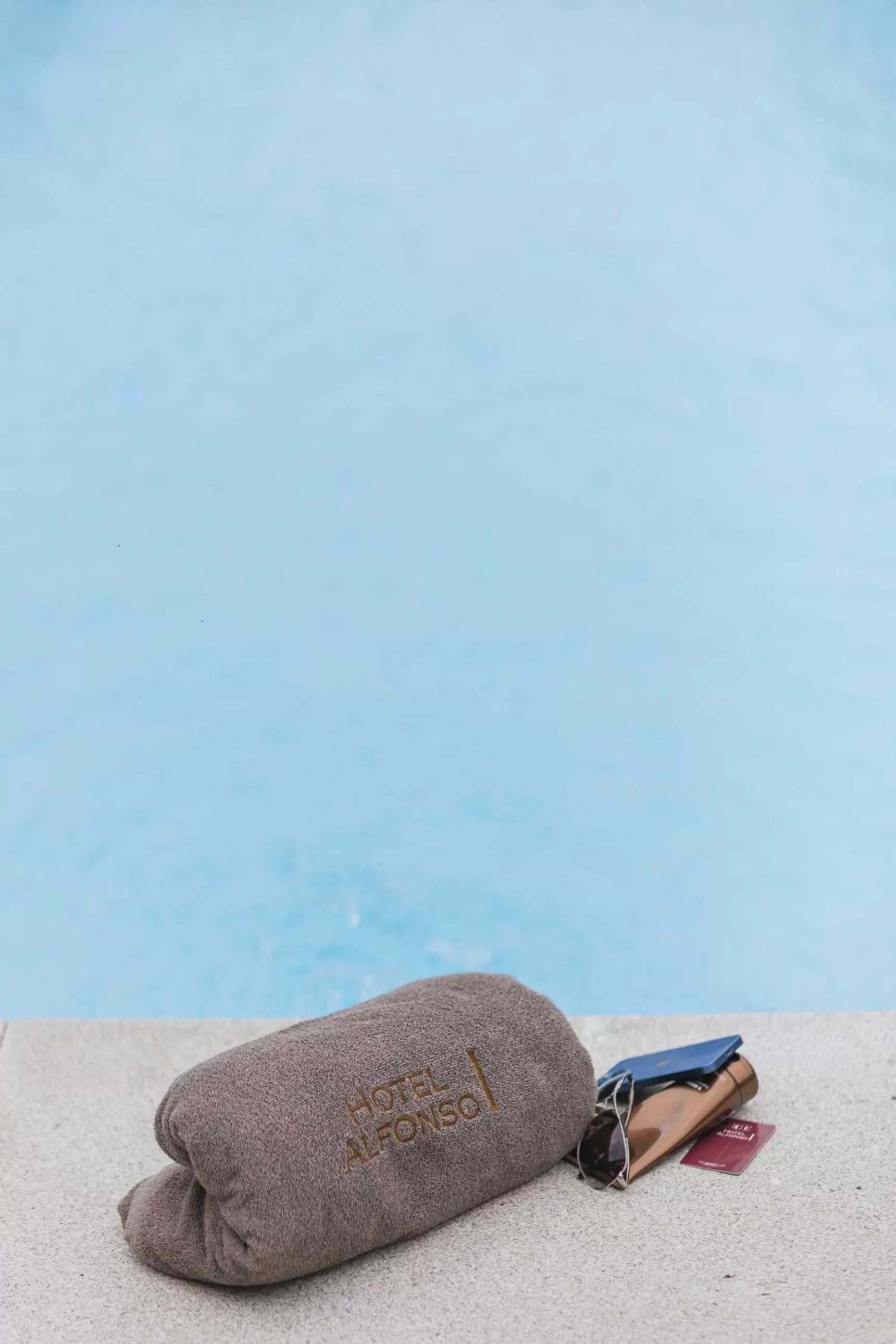 Swimming pool in Hotel Alfonso I