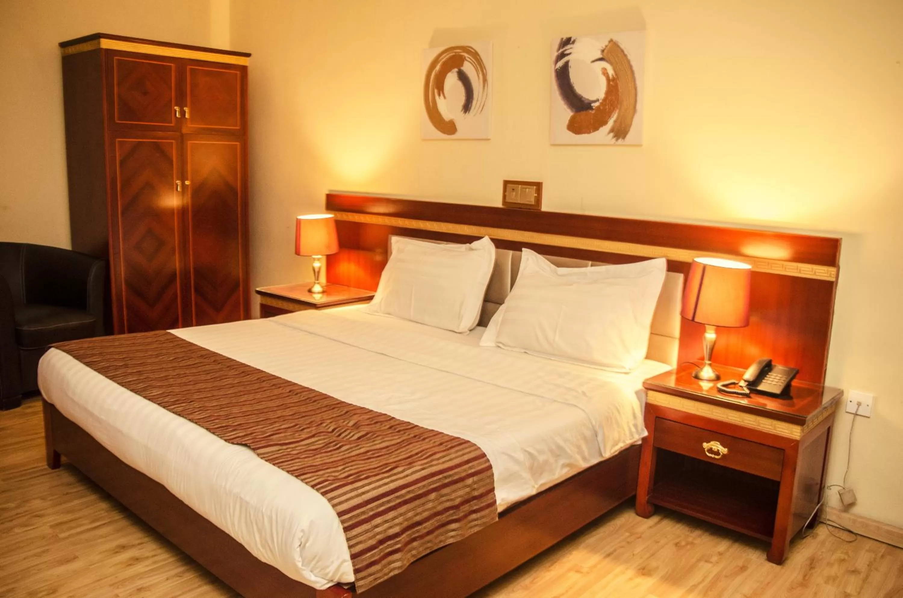 Bedroom, Bed in Hotel Rosebud