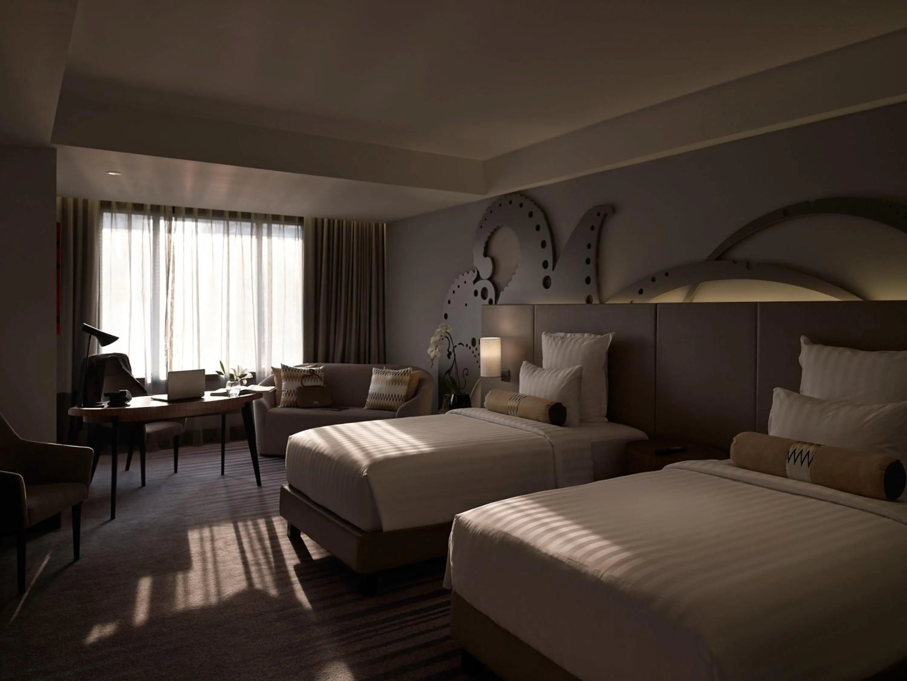 Bed in Pullman Jakarta Indonesia