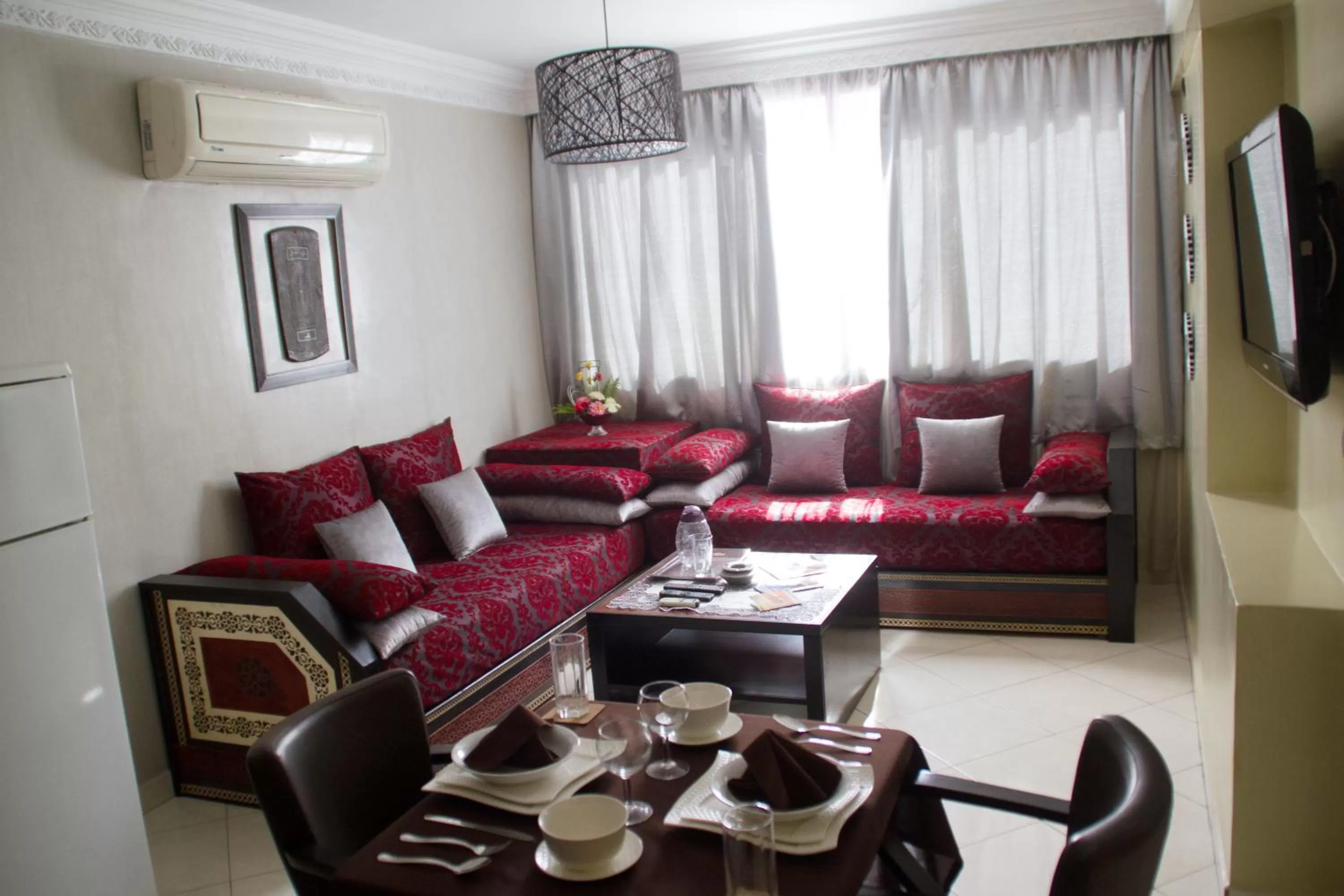 Seating Area in Apparts-hôtel ISNI