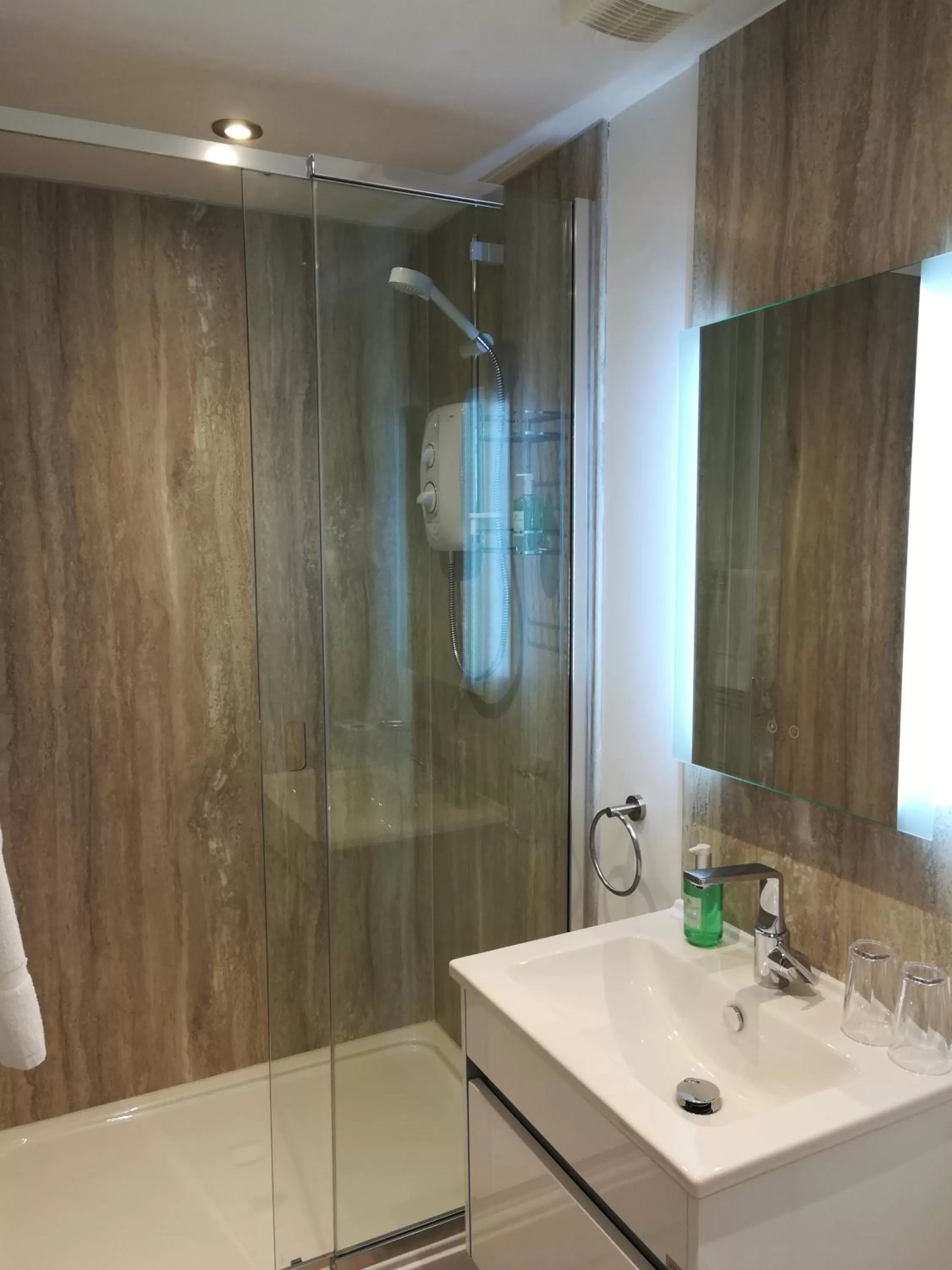 Shower in Aberconwy House B&B