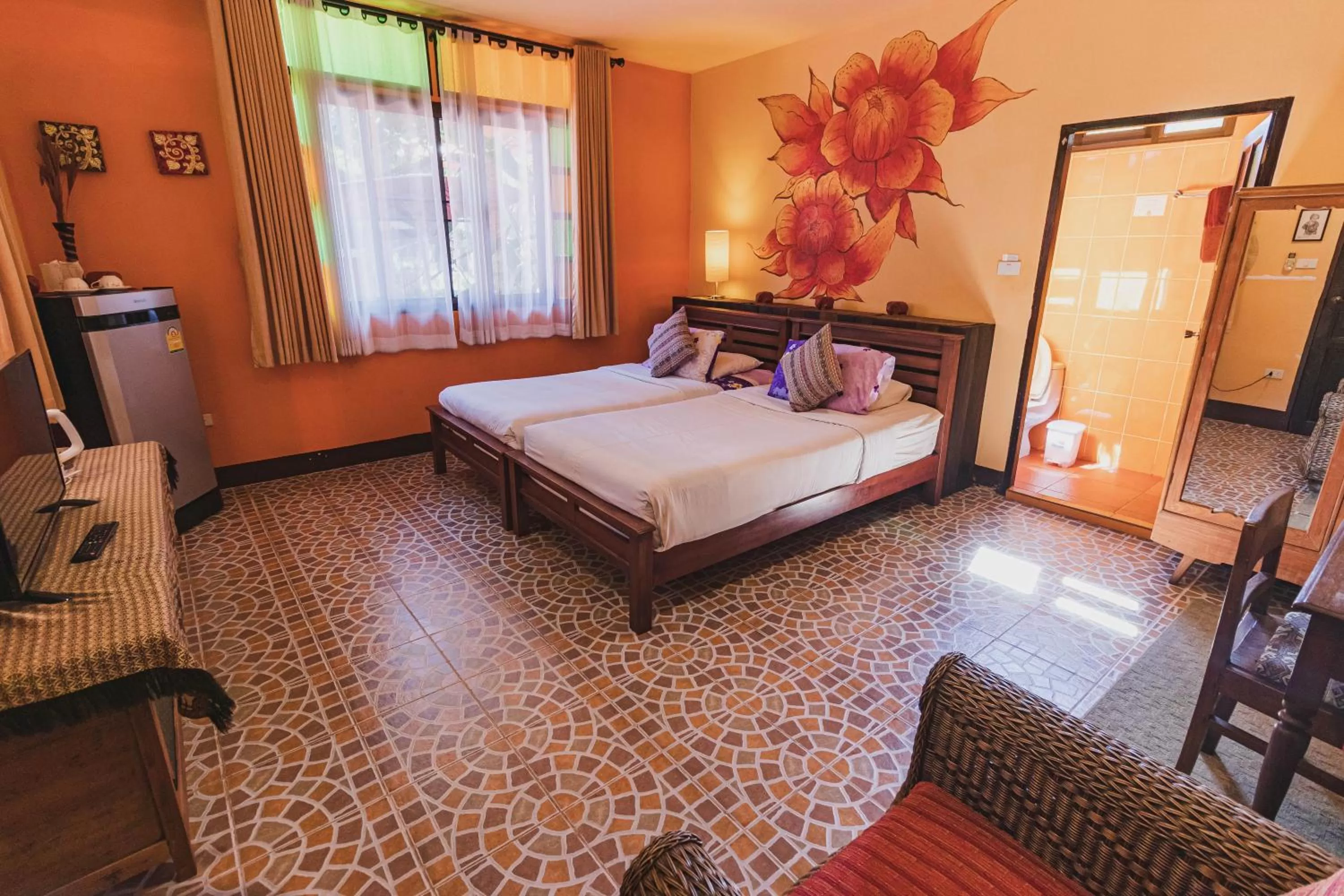 Bed in Joy's House & Tour