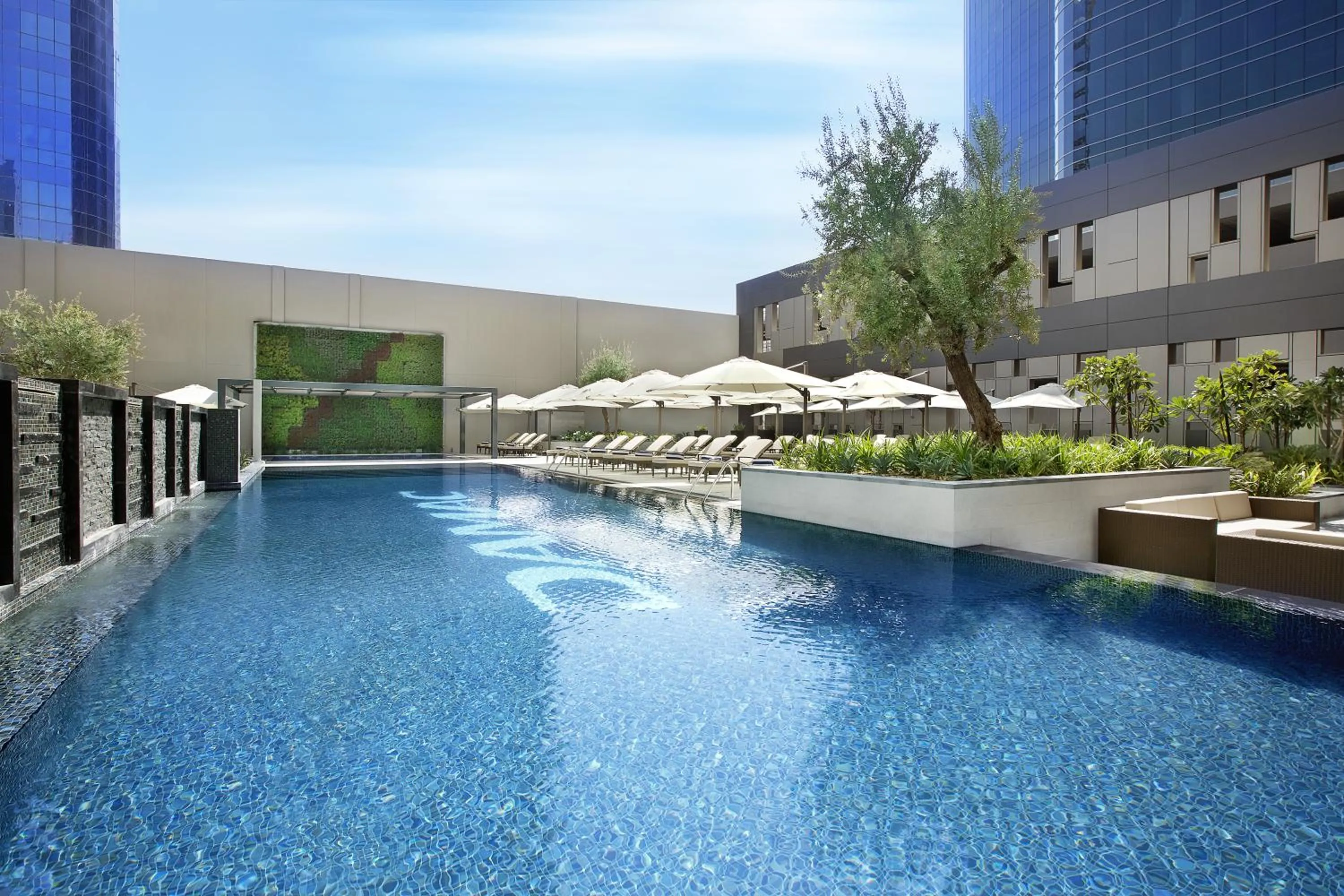 Swimming pool in DAMAC Maison Cour Jardin