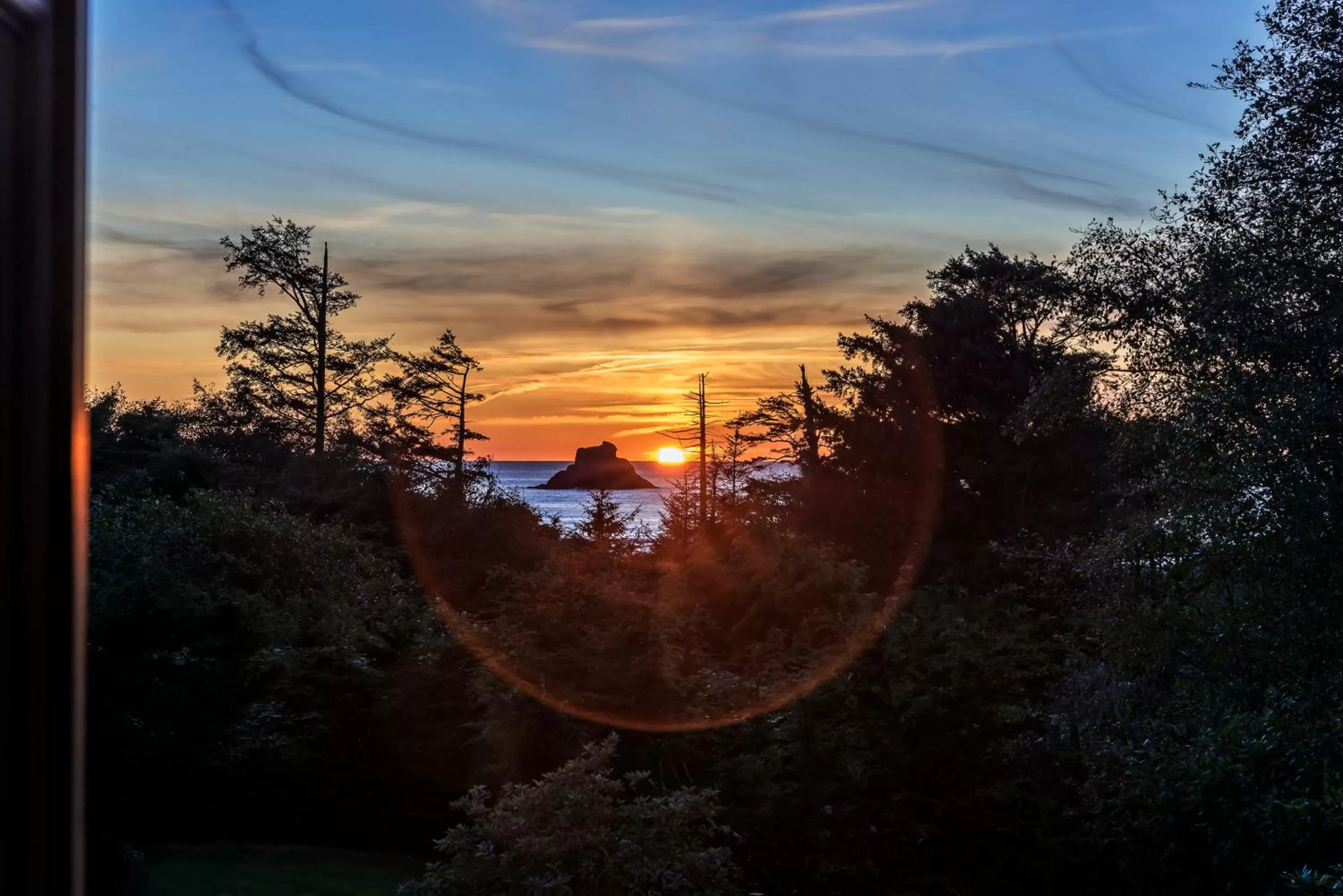 Sunset in Arch Cape Inn and Retreat