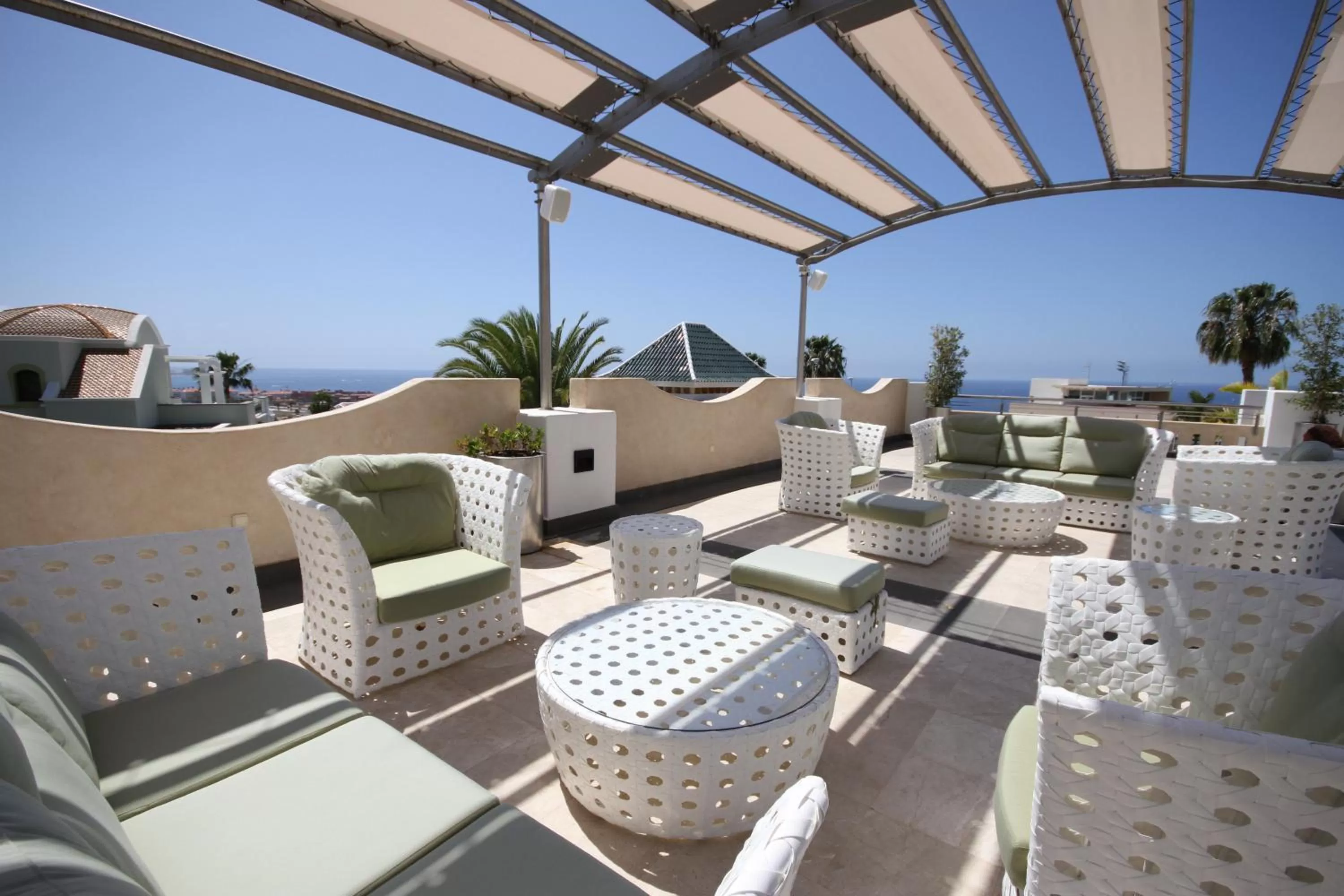 Patio in Hotel Suite Villa Maria