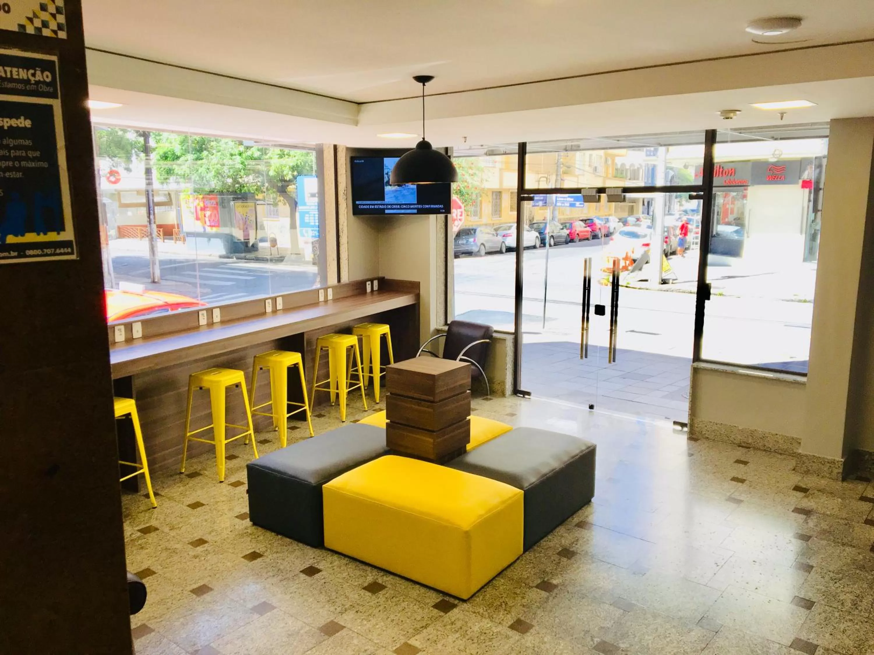 Lobby or reception in Master Express Cidade Baixa - Próximo ao Araujo Viana, UFRGS e Santa Casa