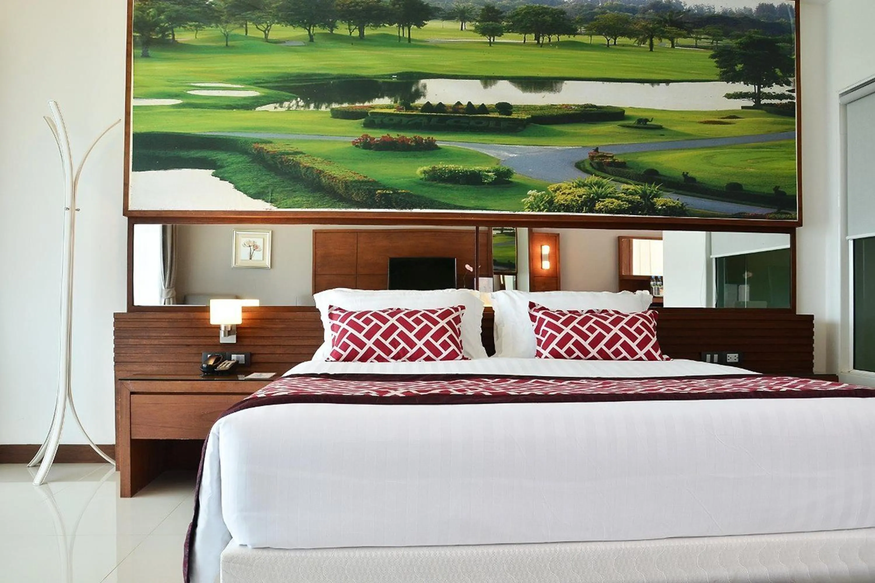 Bed in The Par Phuket SHA Plus