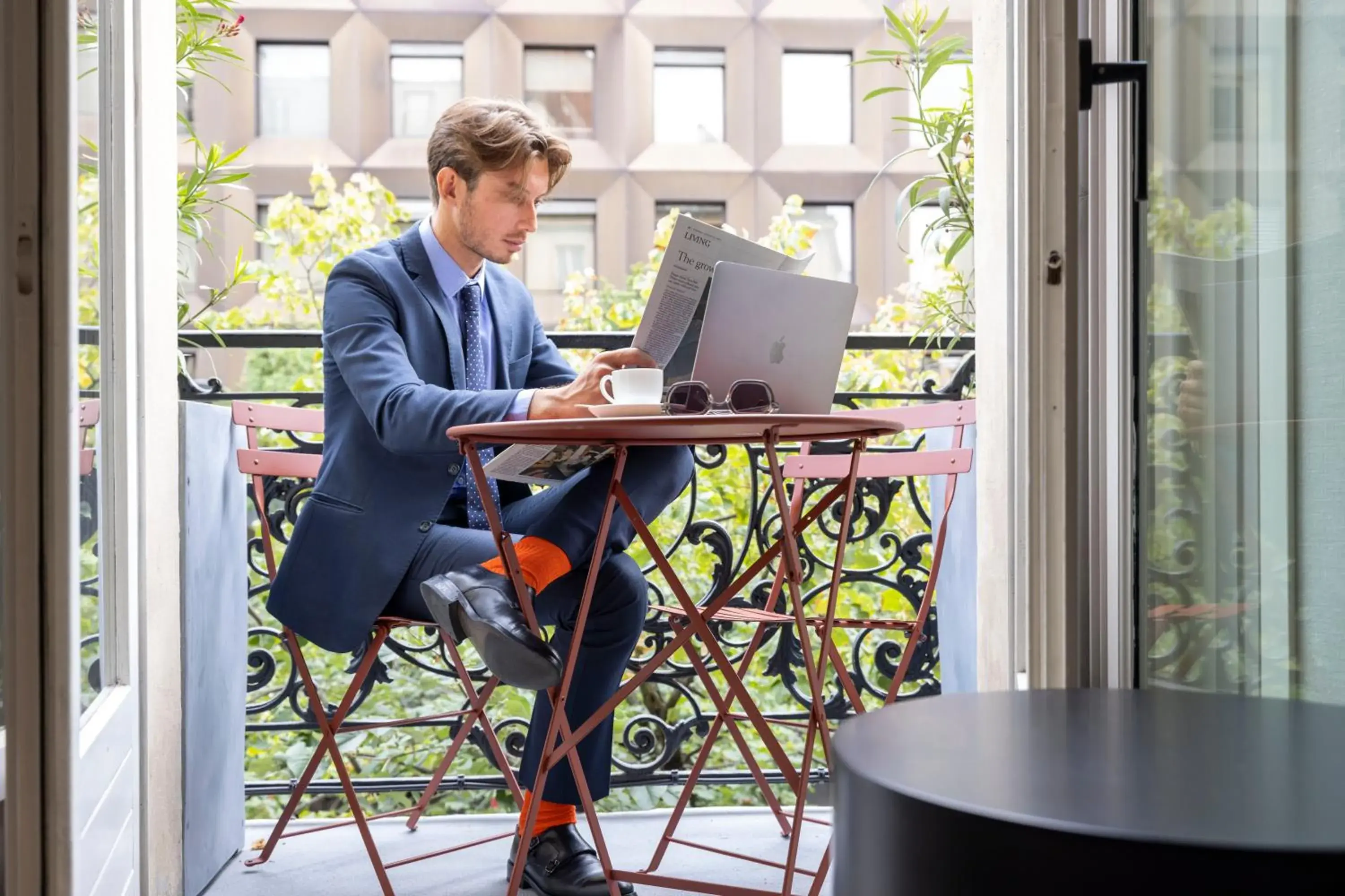 Double Room with Balcony in Hôtel Toujours & Spa Double Room with Balcony in Hôtel Toujours & Spa