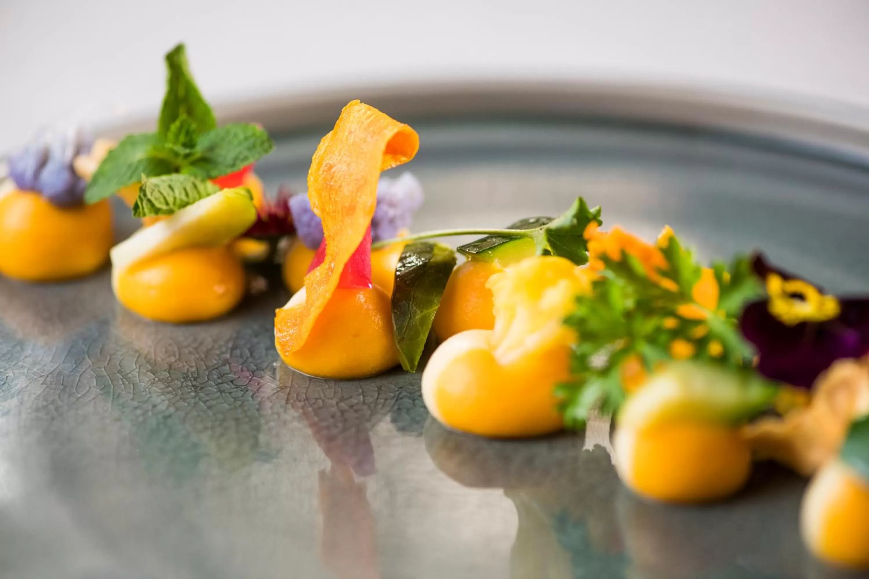 Food close-up in Hostellerie Des Châteaux & Spa