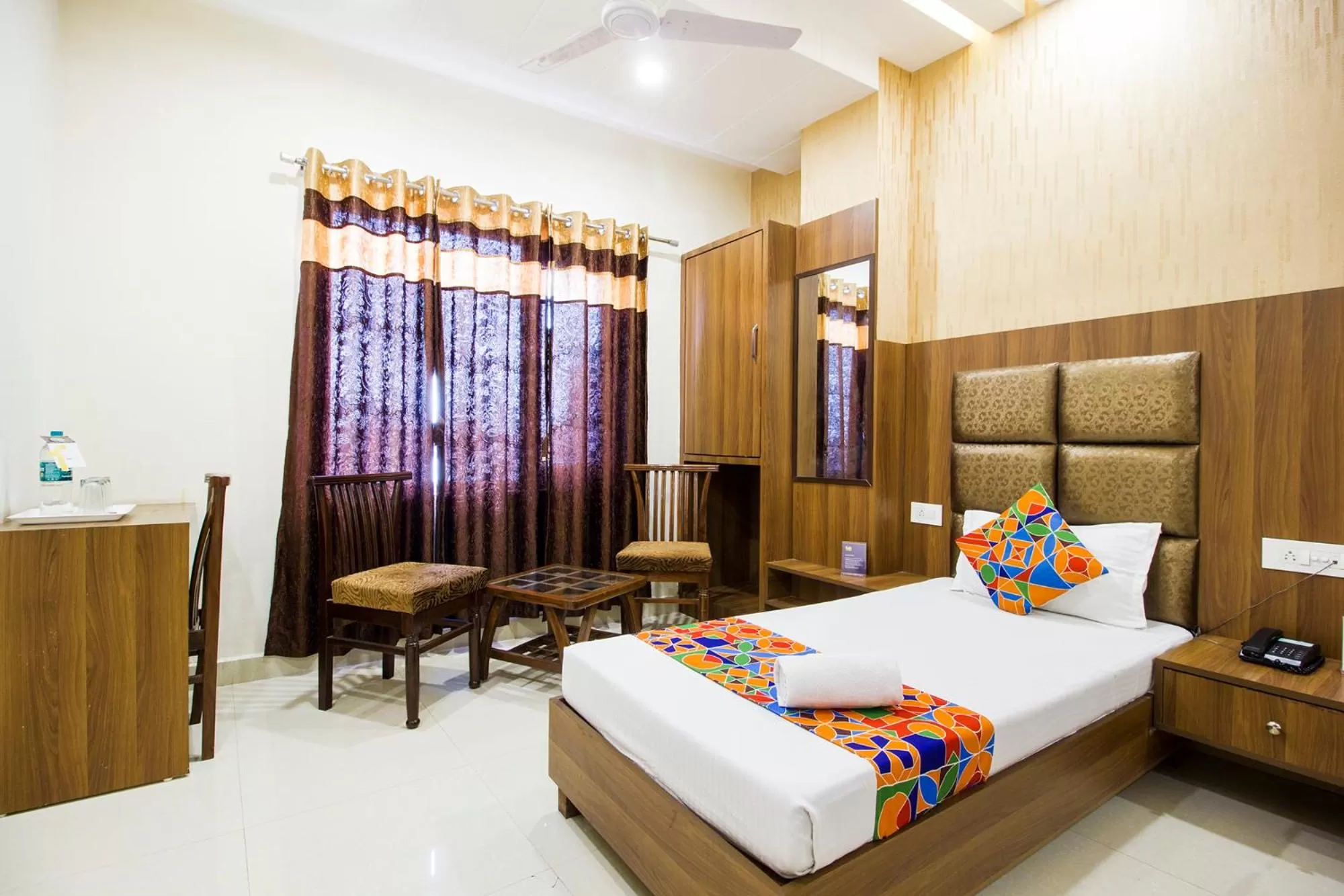 Coffee/tea facilities, Bed in FabHotel Royal Villa Hussainpura Chowk