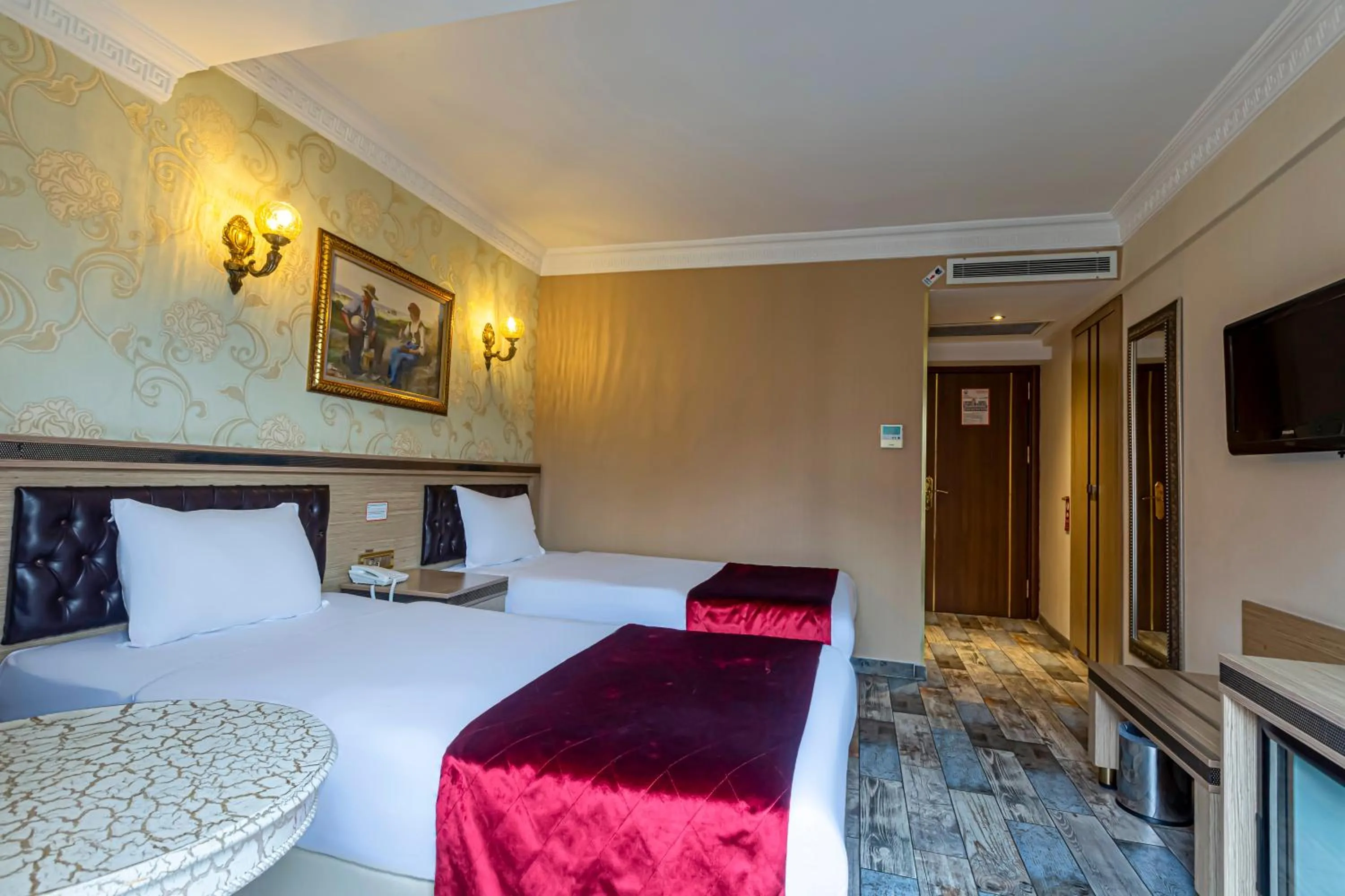 Photo of the whole room, Bed in Marmaray Hotel