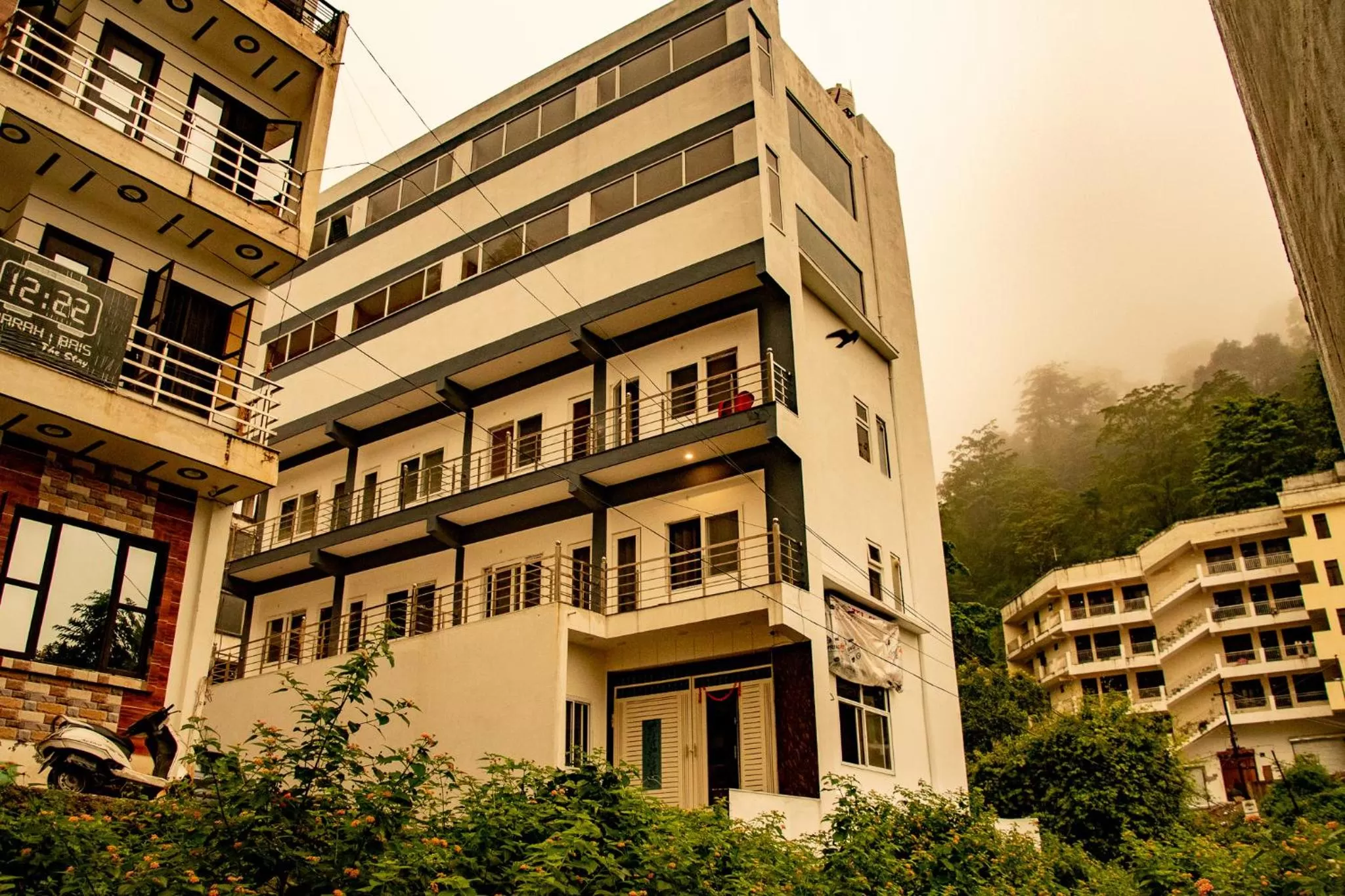 Property Building in Hotel Shiv Inn Near Secret Waterfall