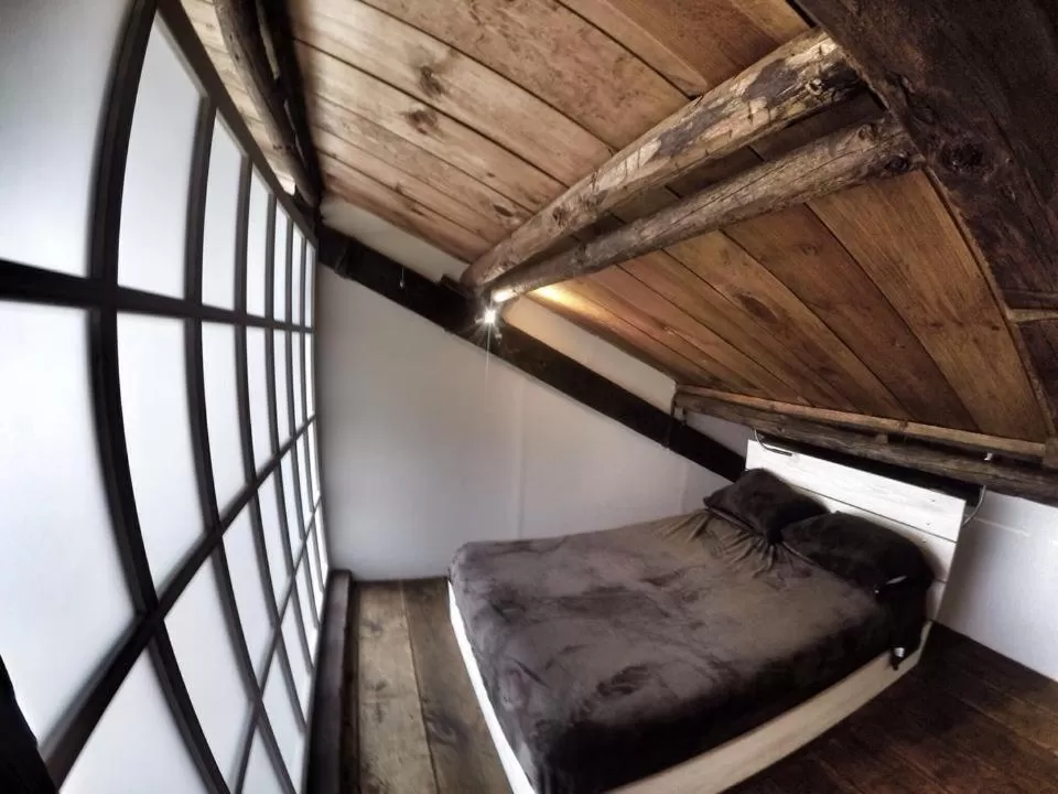 Bed in Snail Bed & Breakfast