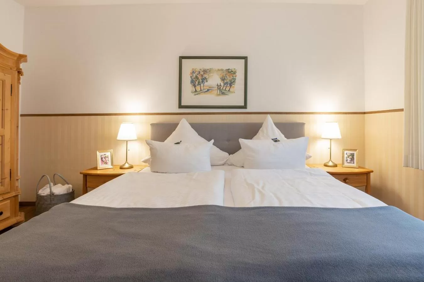 Bed in Seehotel Lindenhof