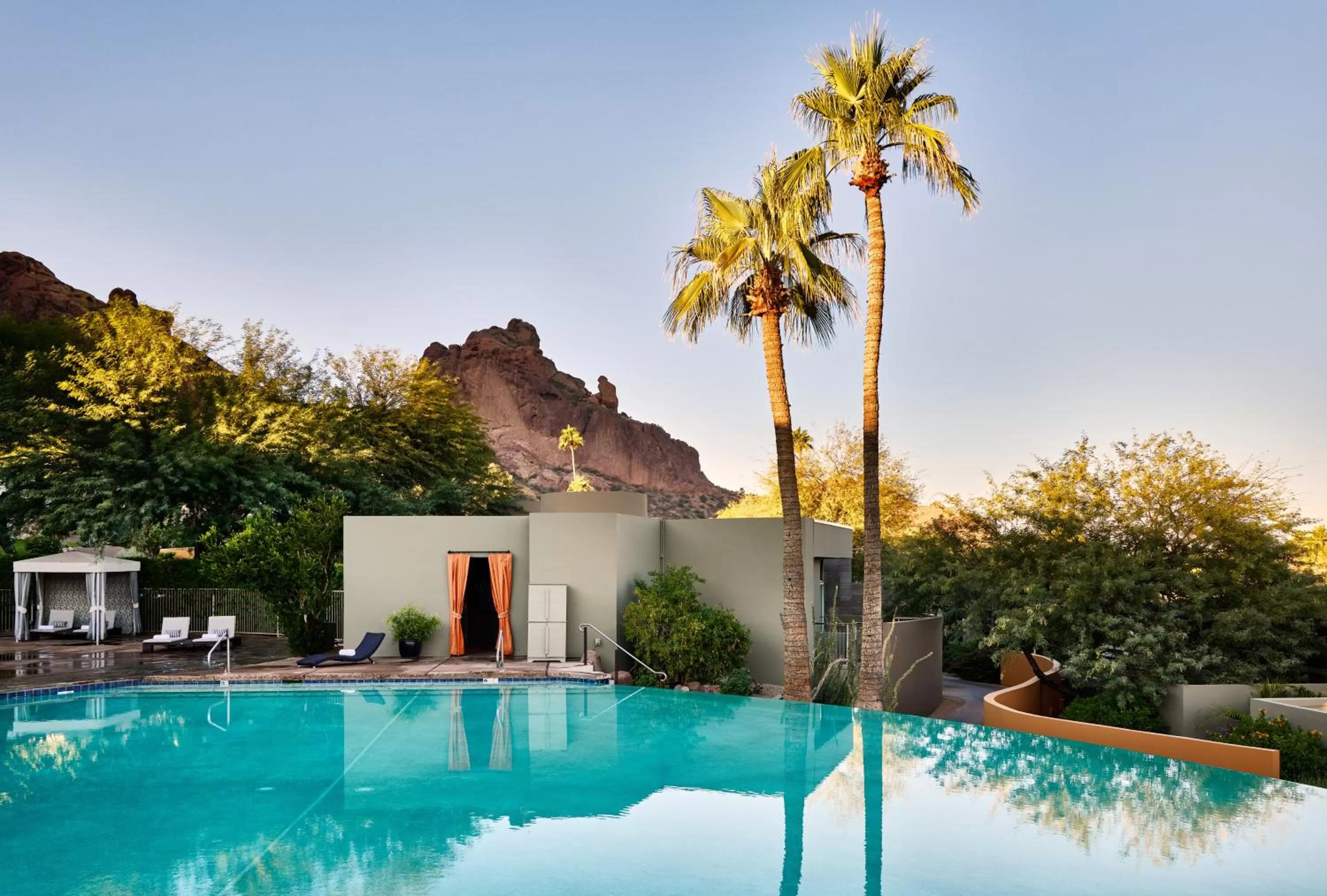 Pool view in Sanctuary Camelback Mountain Resort and Spa