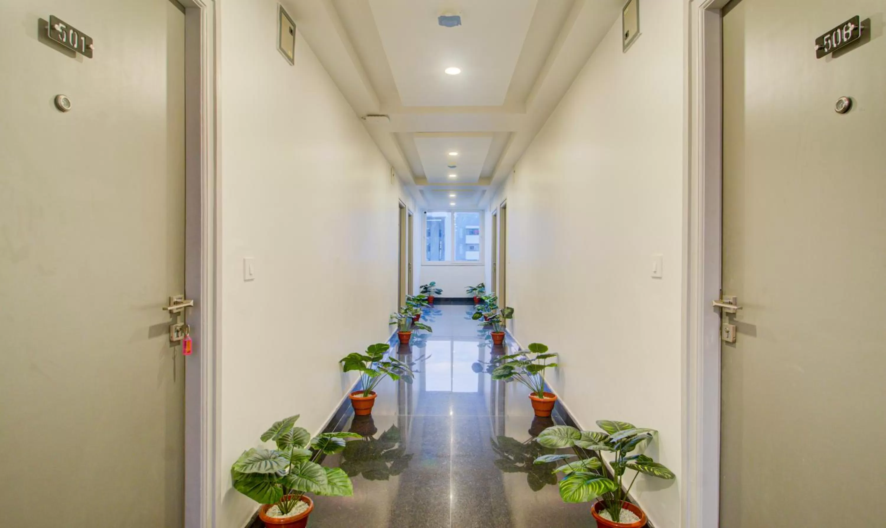 Lobby or reception in Treebo De Alphabet Kondapur