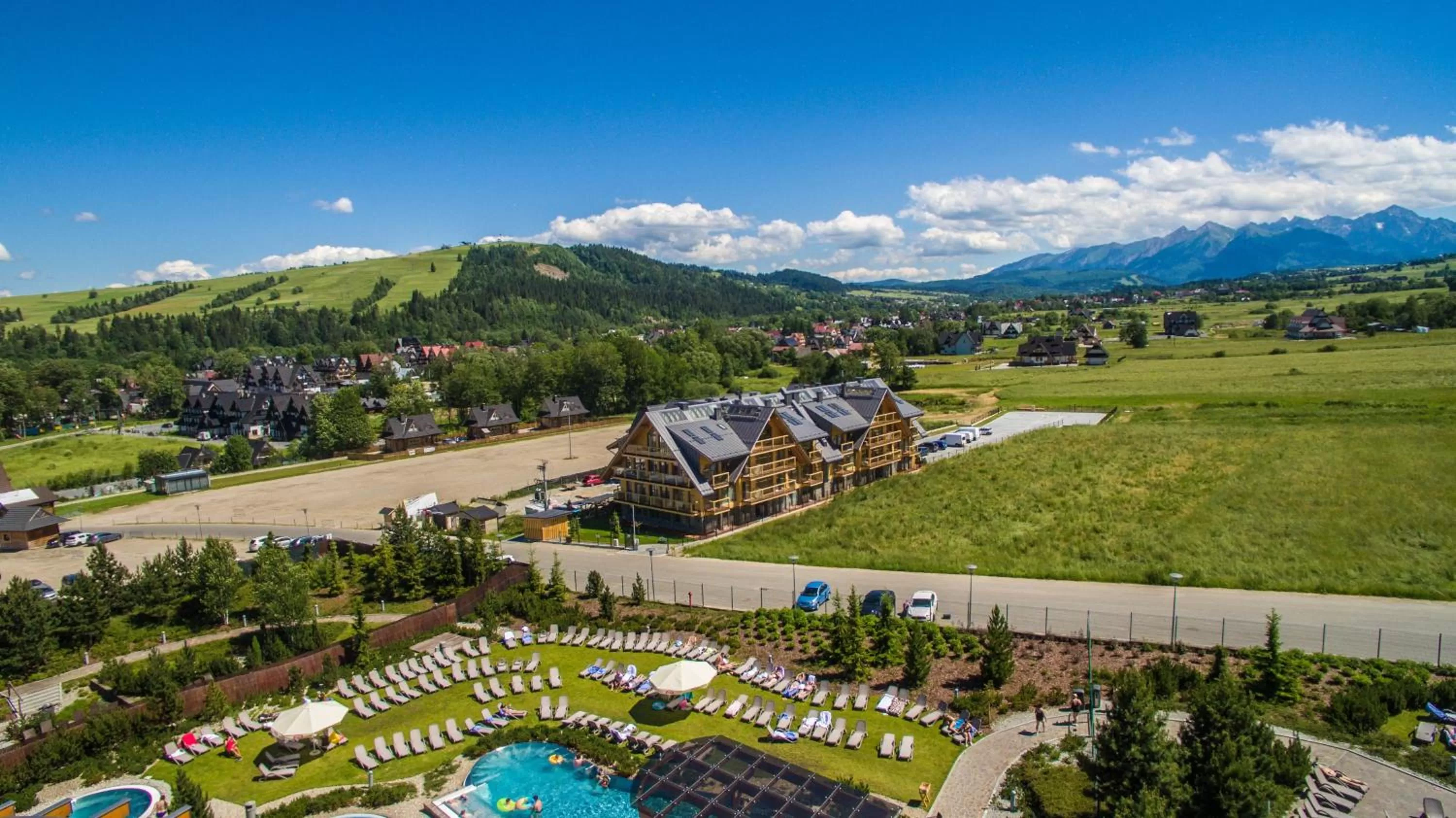 Bird's eye view in Białka Residence Ski - 50 m do Termy Bania Odkryj-Białke