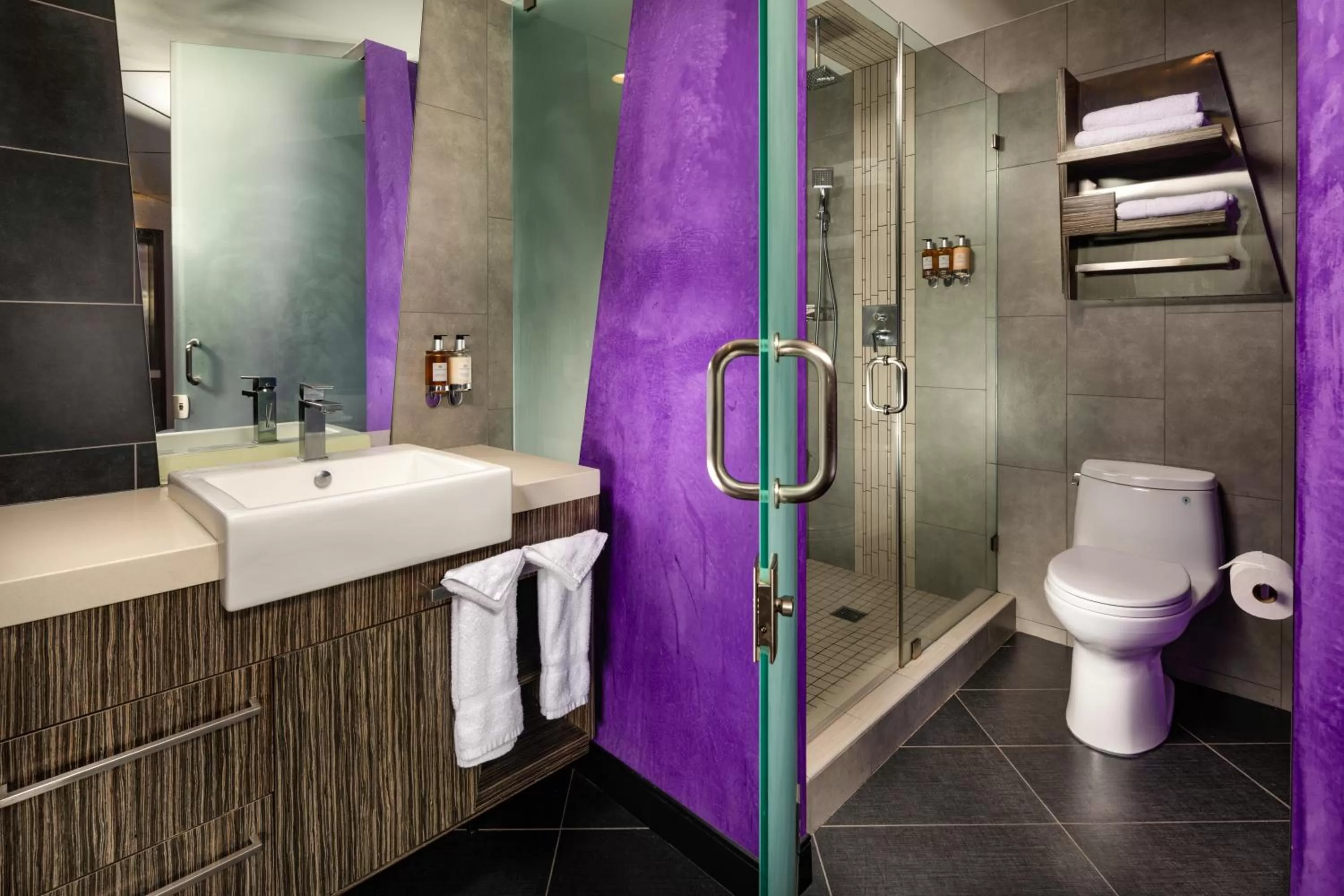 Shower in The Moment Hotel