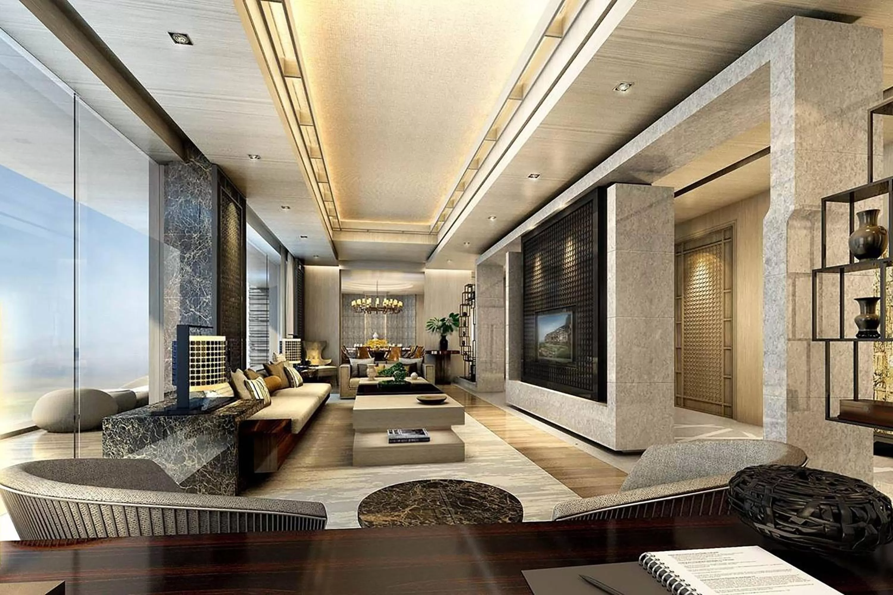 Living room in Renaissance Suzhou Taihu Lake Hotel