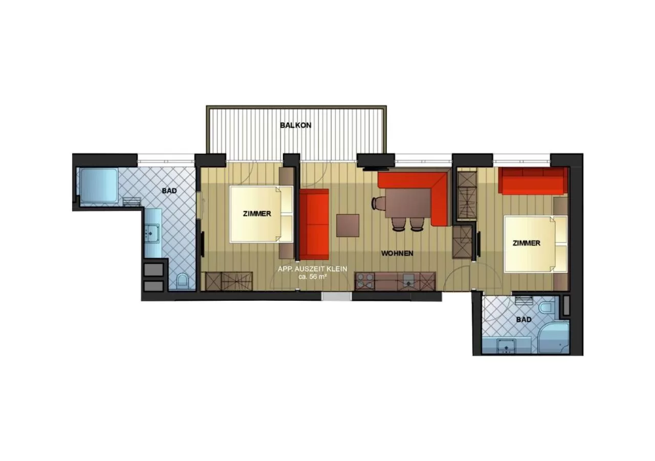 Photo of the whole room in Appartement-Pension Kendlbacher