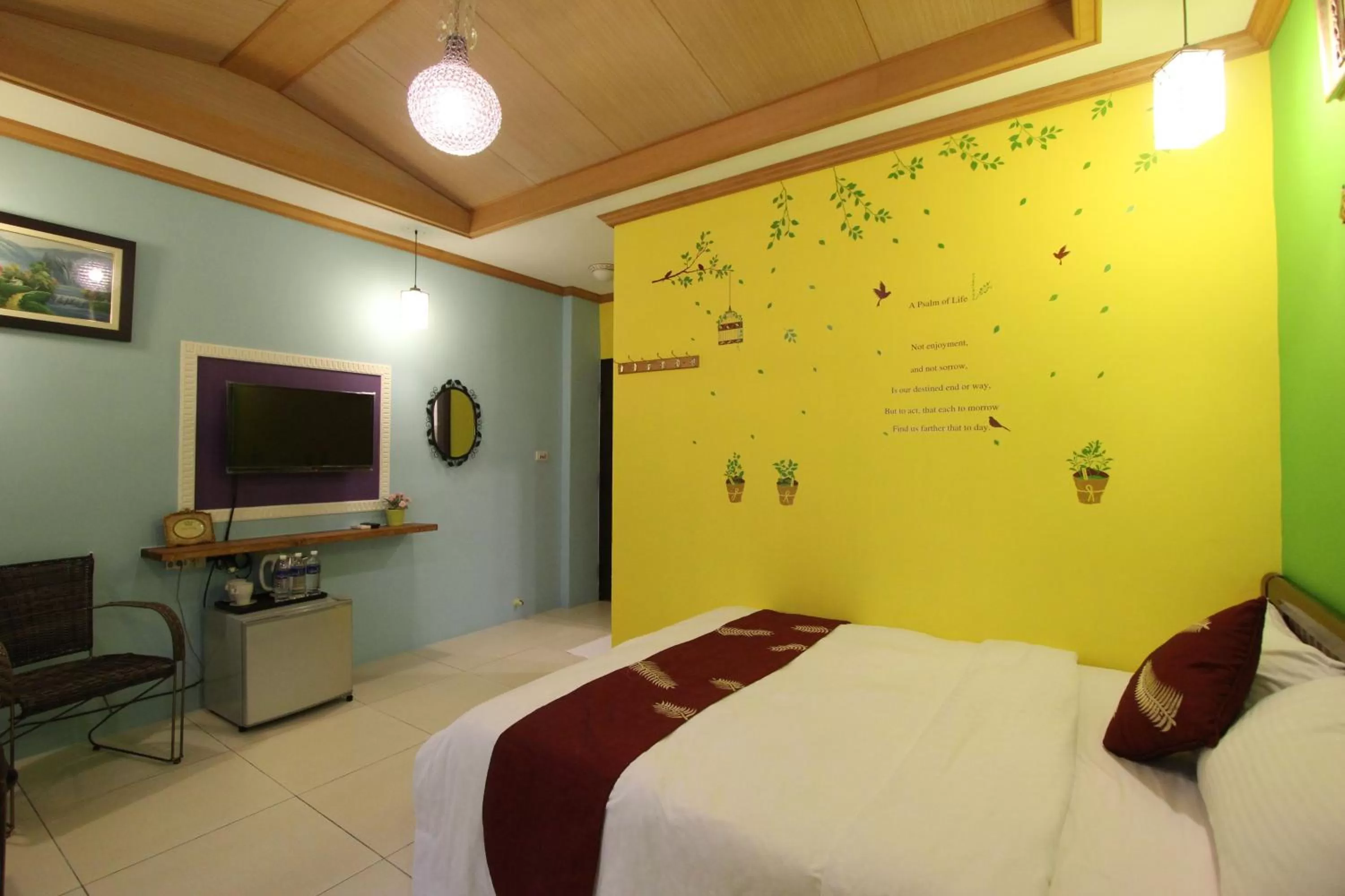 Bed in Kenting Diack Inn