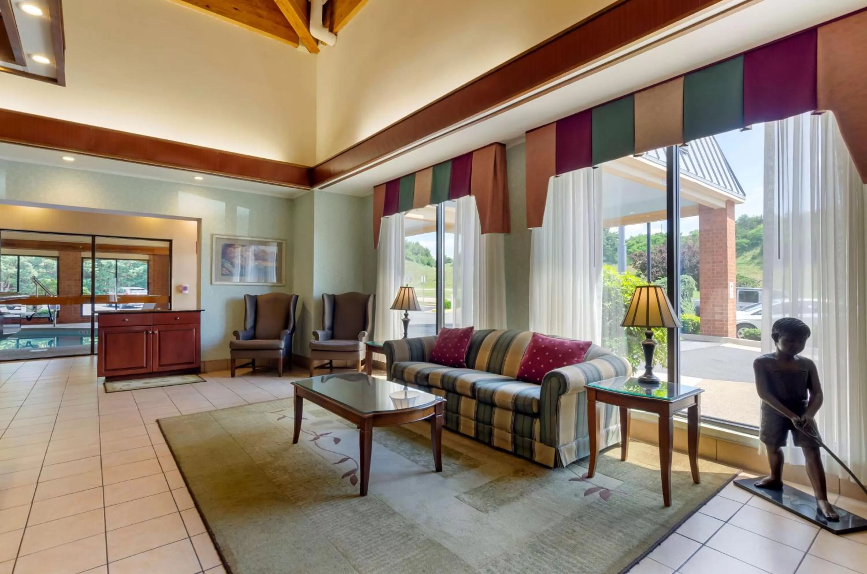 Lobby or reception in The Staunton Inn