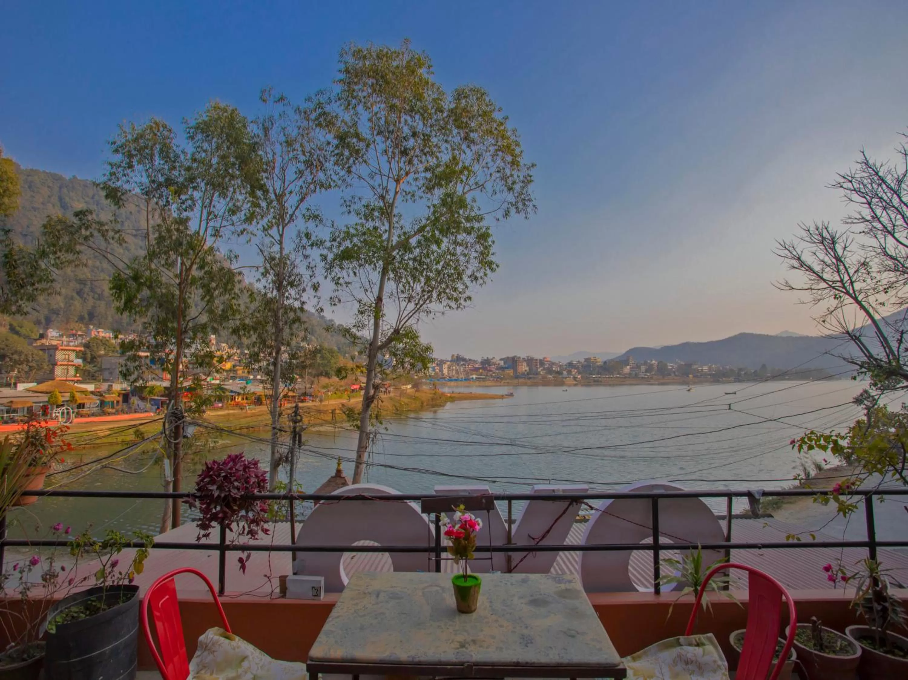 Balcony/Terrace in Hotel Fewa Corner & Restro