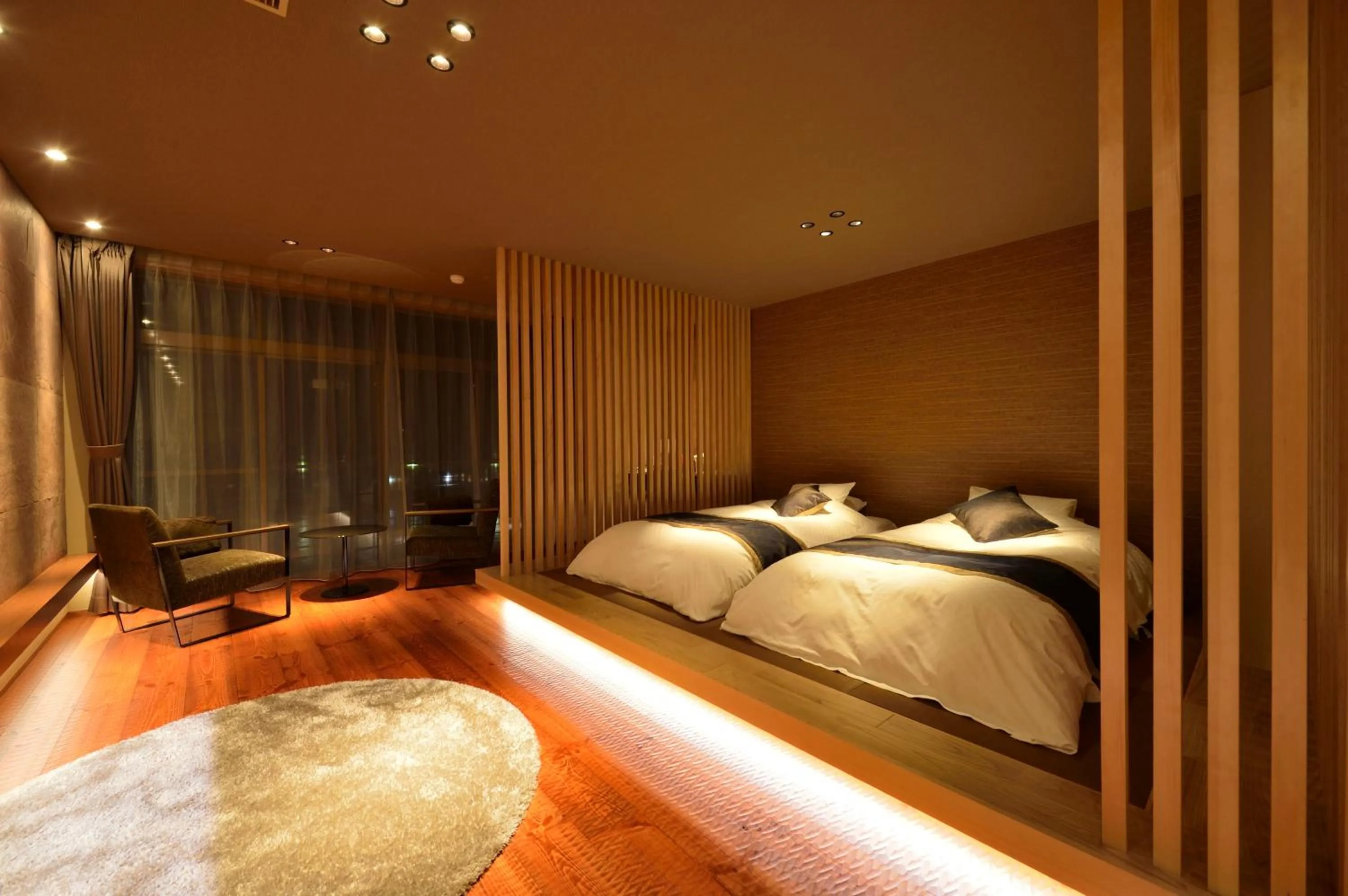 Photo of the whole room, Bed in Hanayashiki Ukifune-en