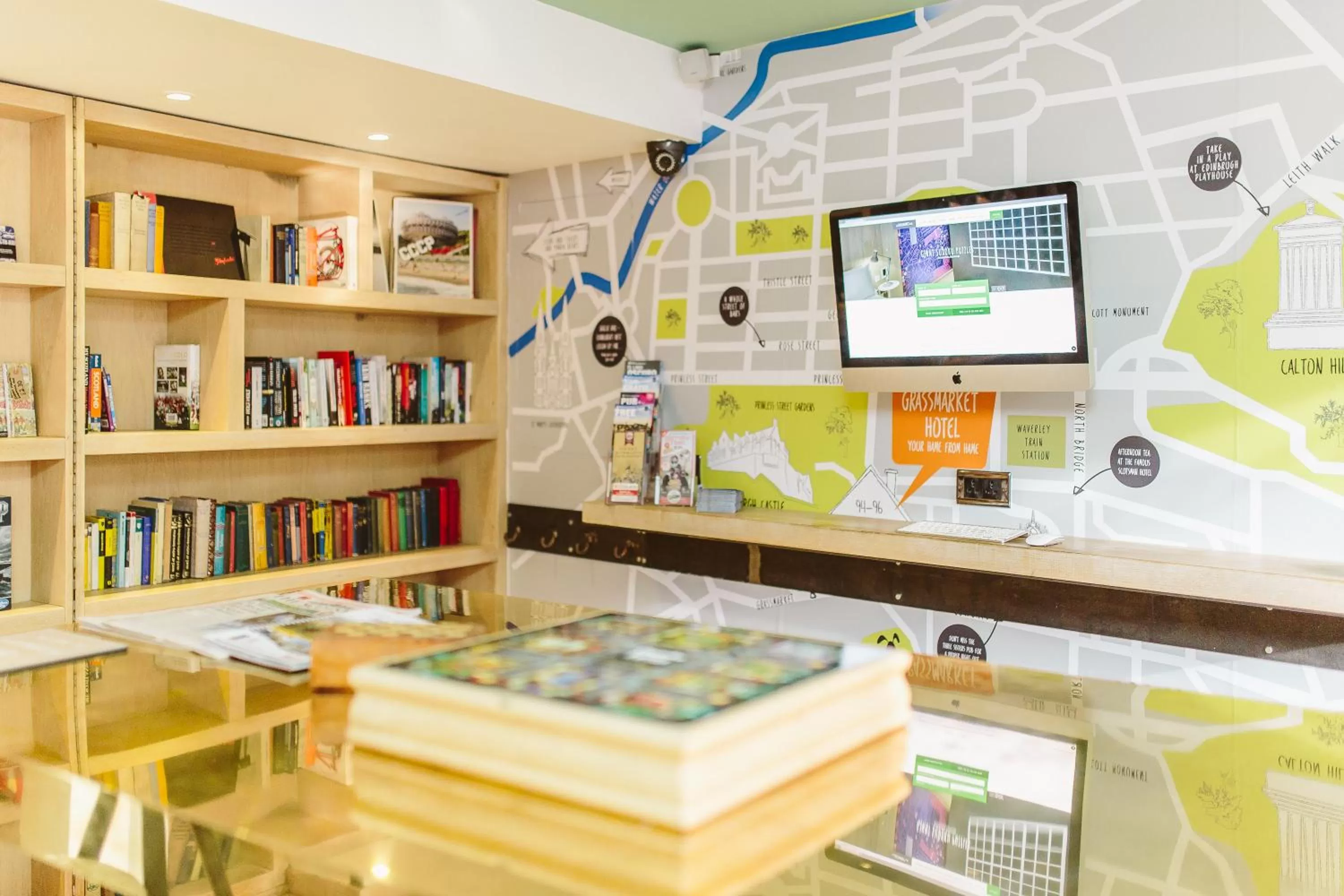 Lobby or reception in Grassmarket Hotel